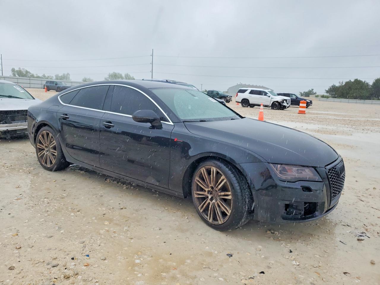 2013 Audi A7 Premium Plus Черный vin: WAUYGAFC4DN052825