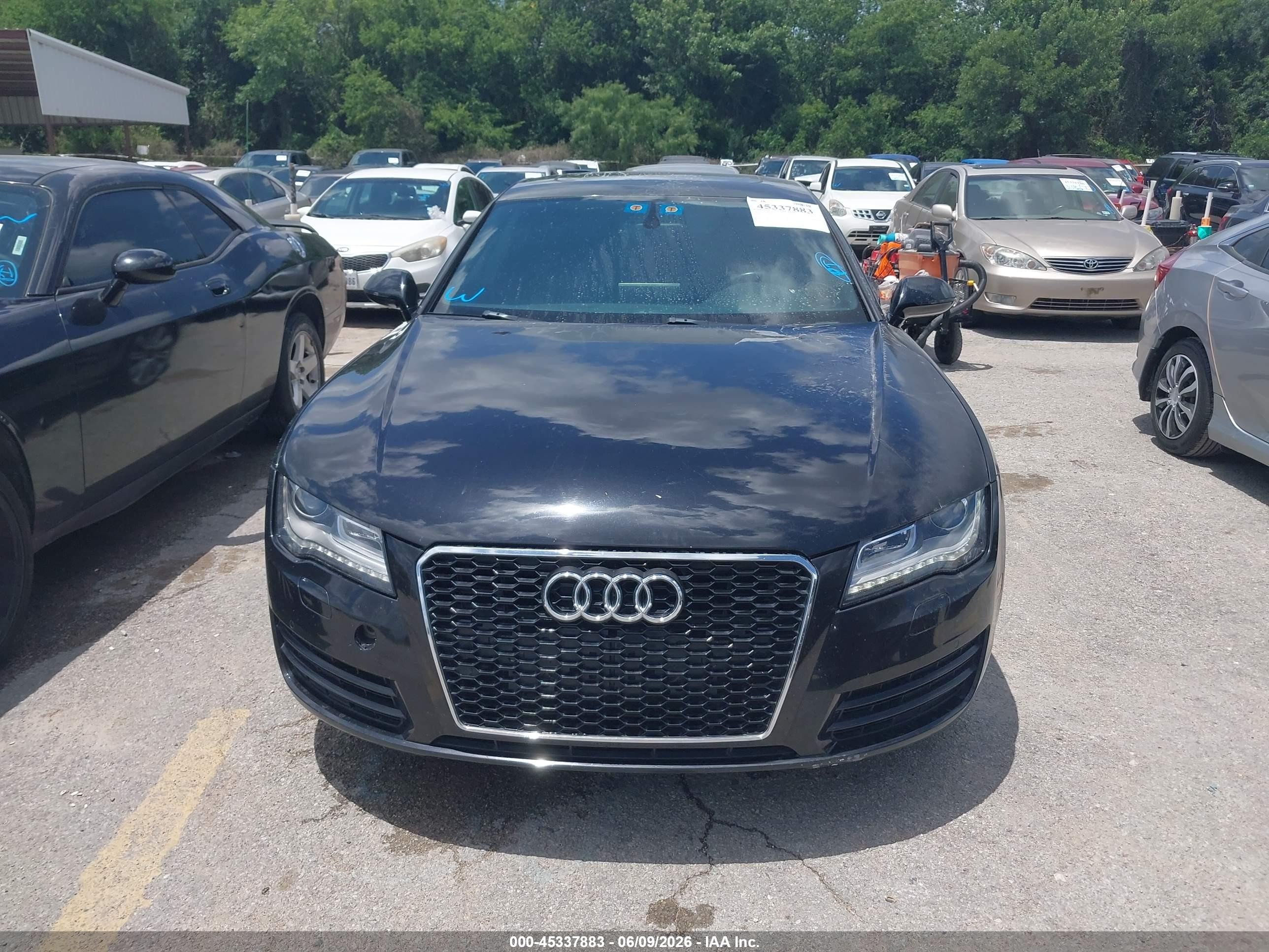 2013 Audi A7 3.0t Premium Black vin: WAUYGAFC4DN095111