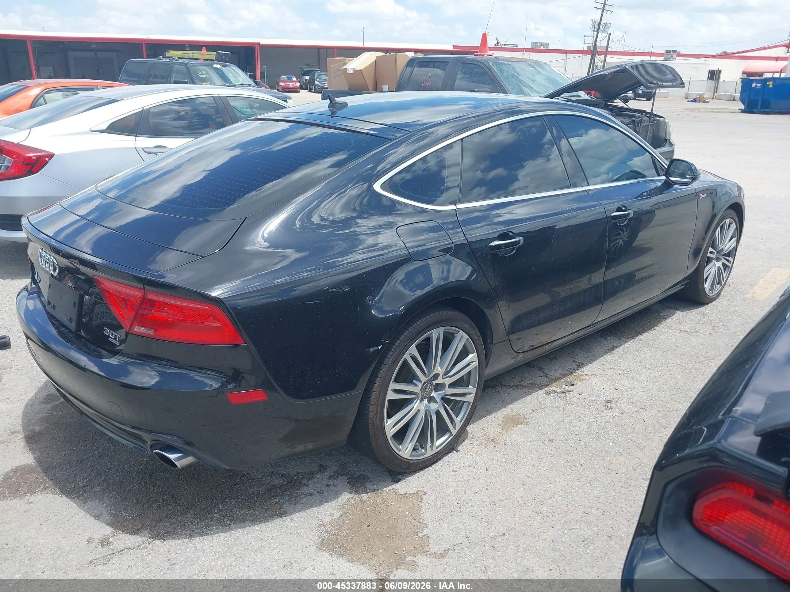 2013 Audi A7 3.0t Premium Black vin: WAUYGAFC4DN095111