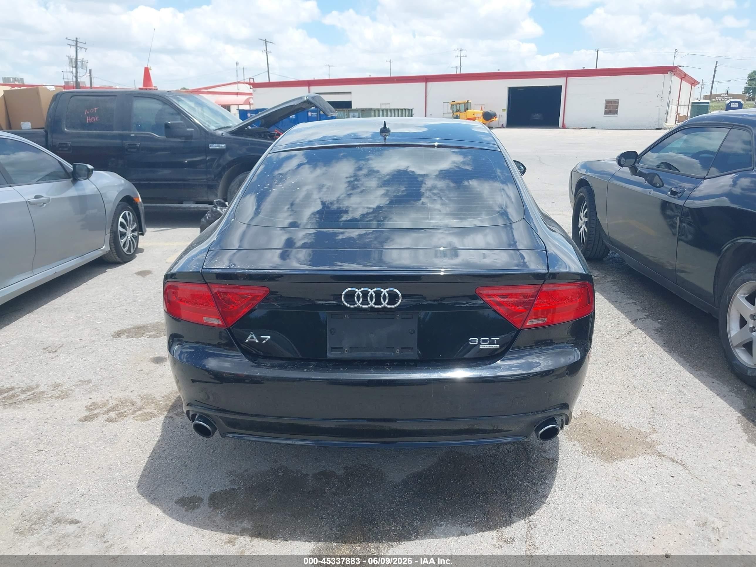 2013 Audi A7 3.0t Premium Black vin: WAUYGAFC4DN095111