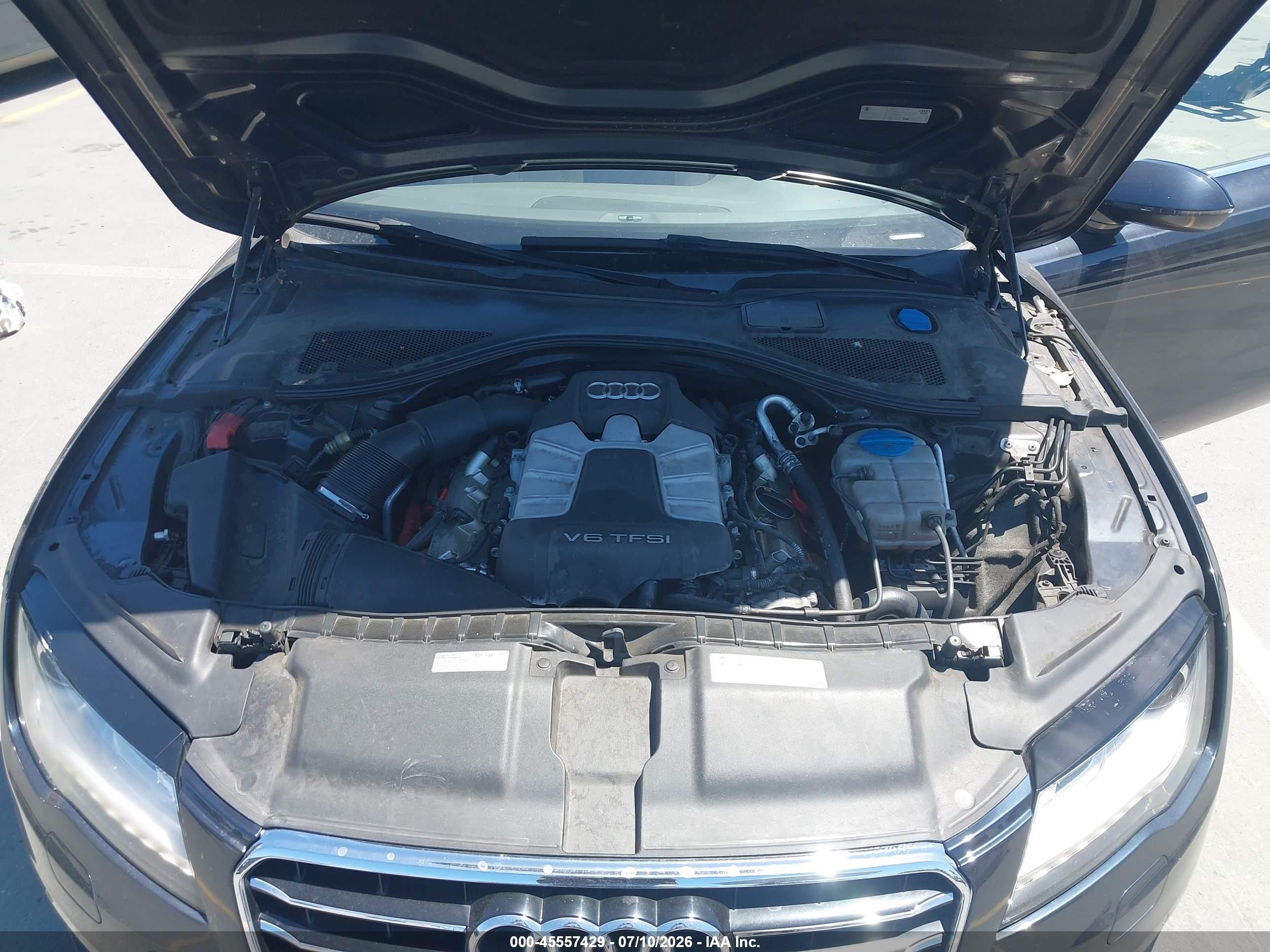 2013 Audi A7 3.0t Premium Черный vin: WAUYGAFC4DN107595