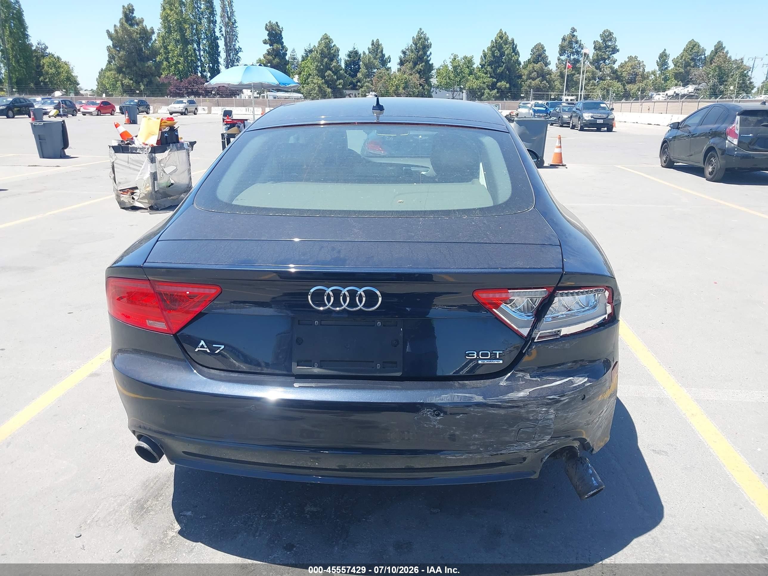 2013 Audi A7 3.0t Premium Черный vin: WAUYGAFC4DN107595