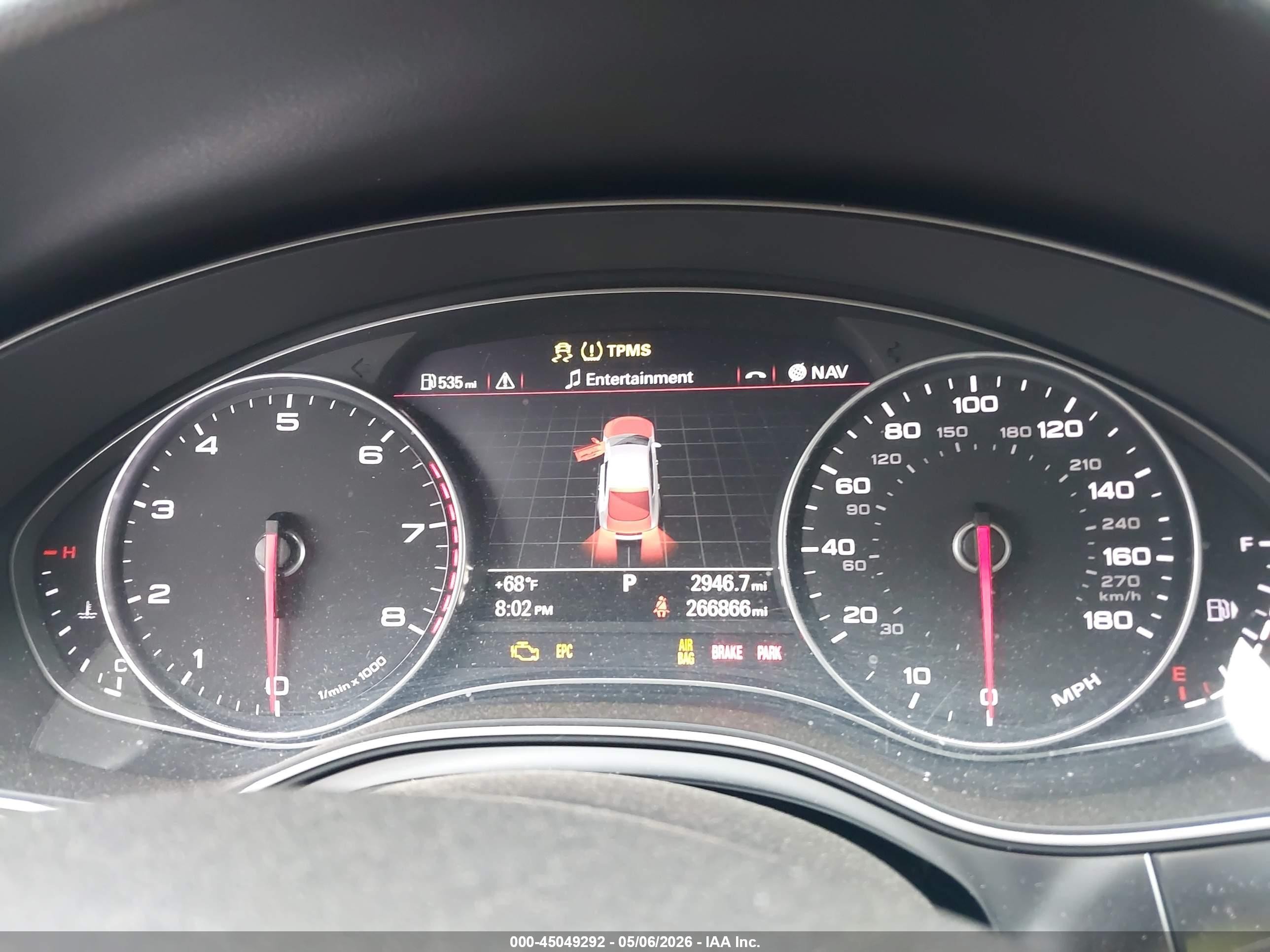 2012 Audi A7 Premium Black vin: WAUYGAFC5CN051388