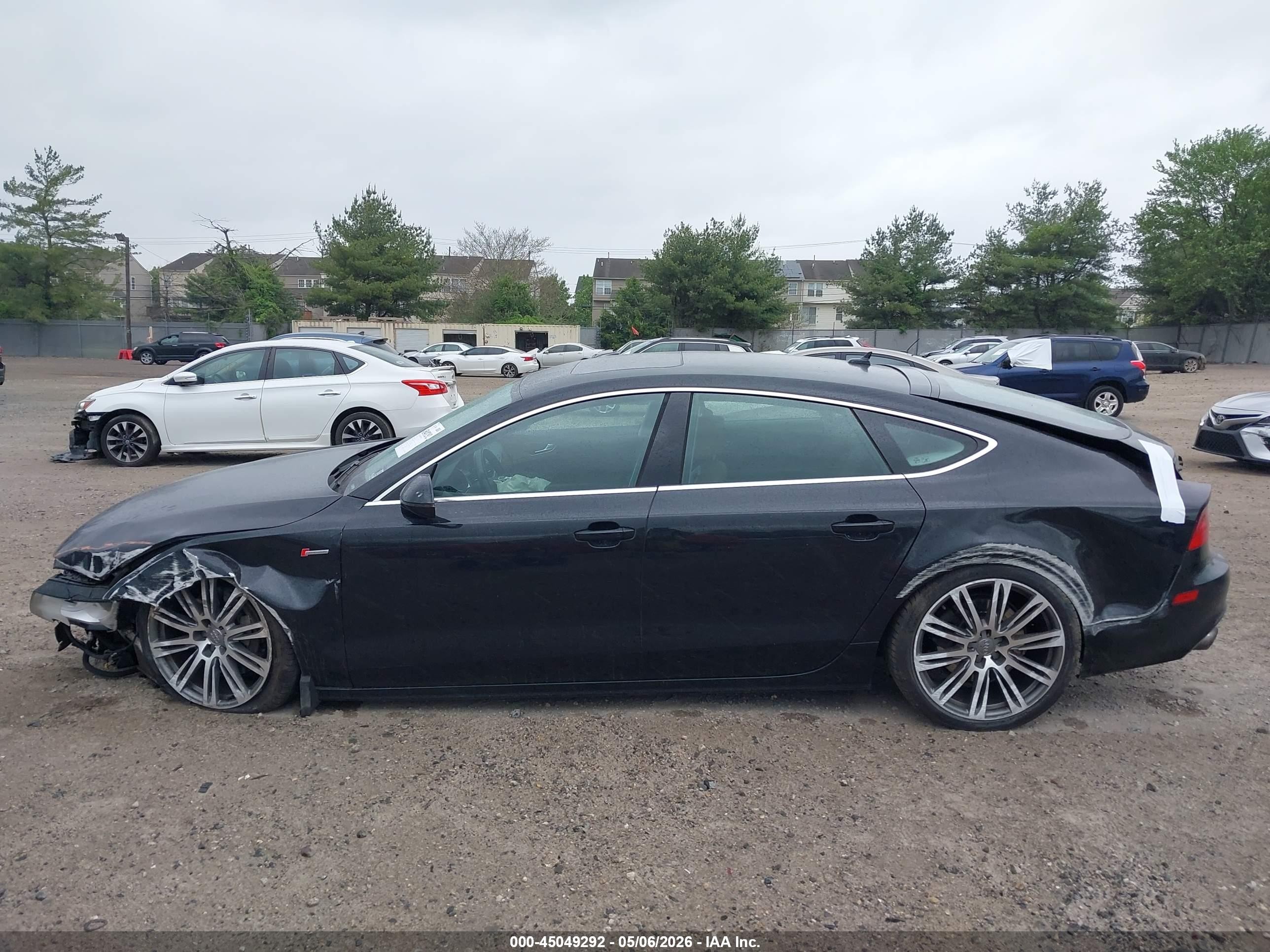 2012 Audi A7 Premium Black vin: WAUYGAFC5CN051388