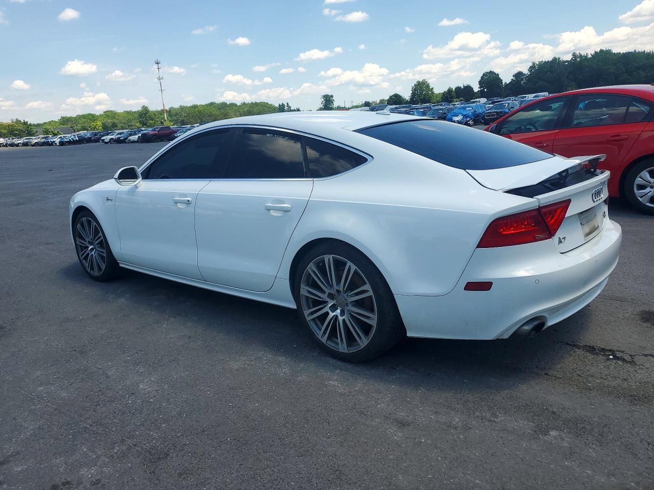 2012 Audi A7 Premium Plus White vin: WAUYGAFC5CN149885