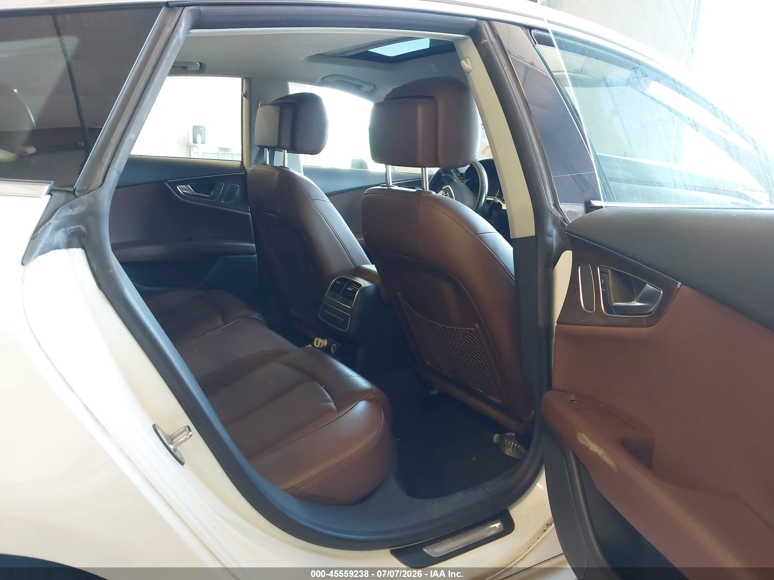 2013 Audi A7 3.0t Premium White vin: WAUYGAFC5DN016335