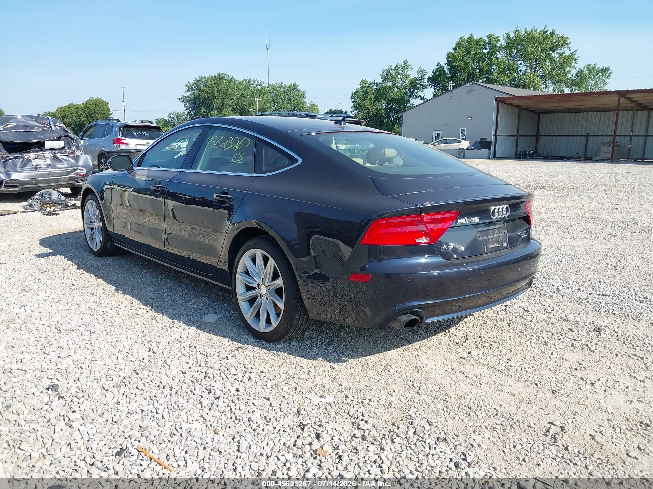 2013 Audi A7 3.0t Premium Black vin: WAUYGAFC6DN034858