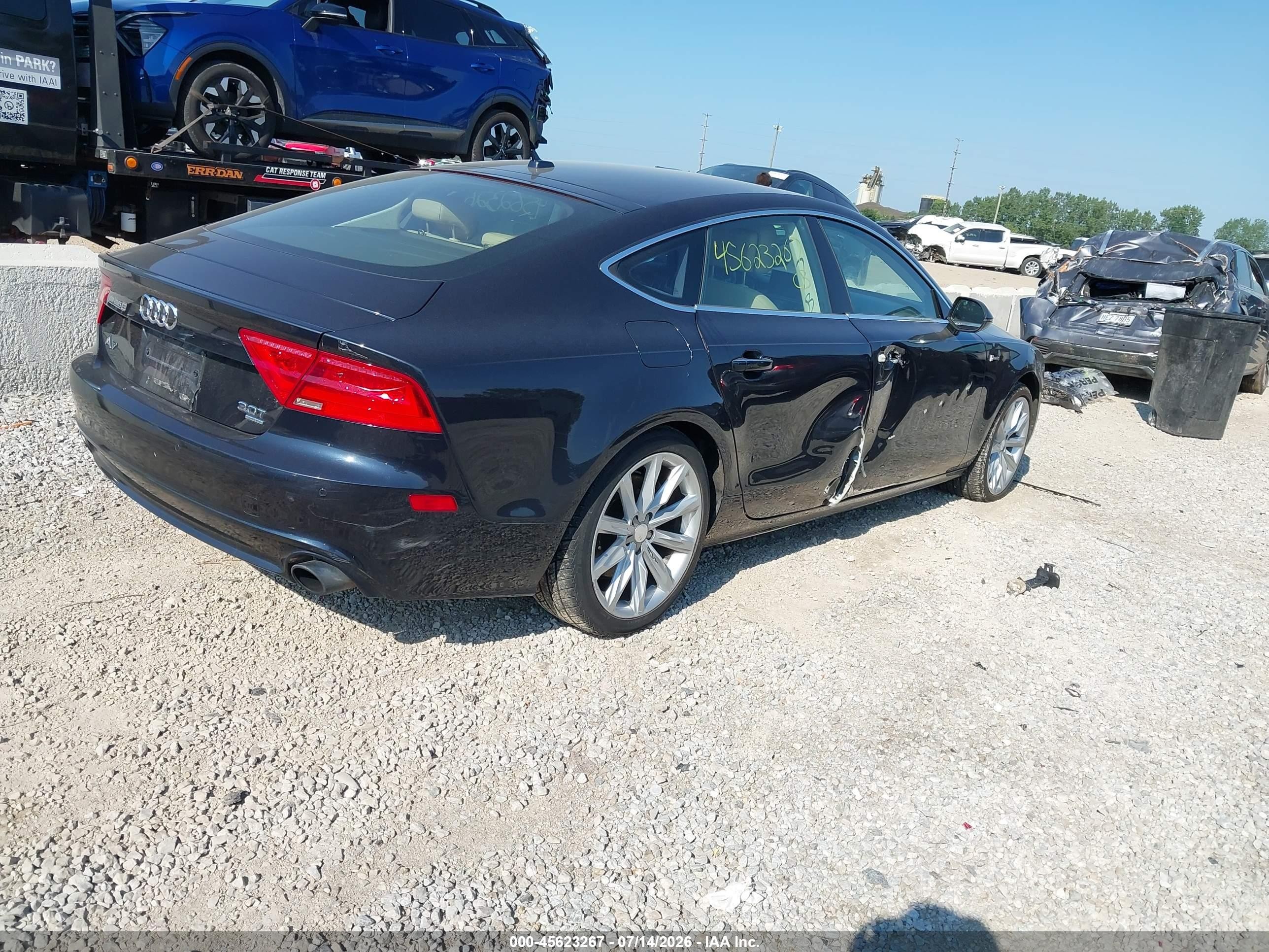 2013 Audi A7 3.0t Premium Black vin: WAUYGAFC6DN034858