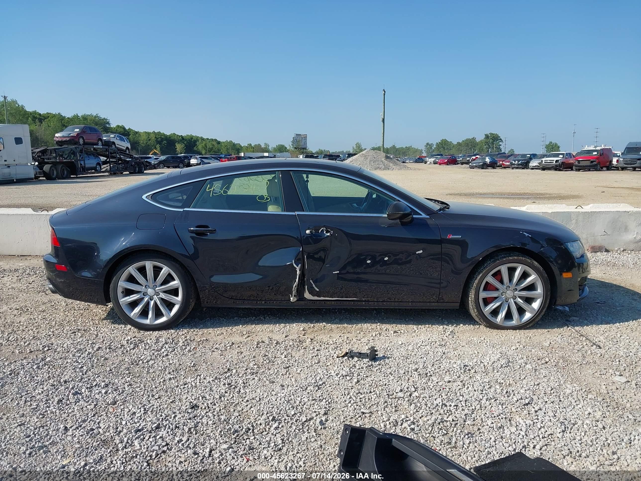 2013 Audi A7 3.0t Premium Black vin: WAUYGAFC6DN034858