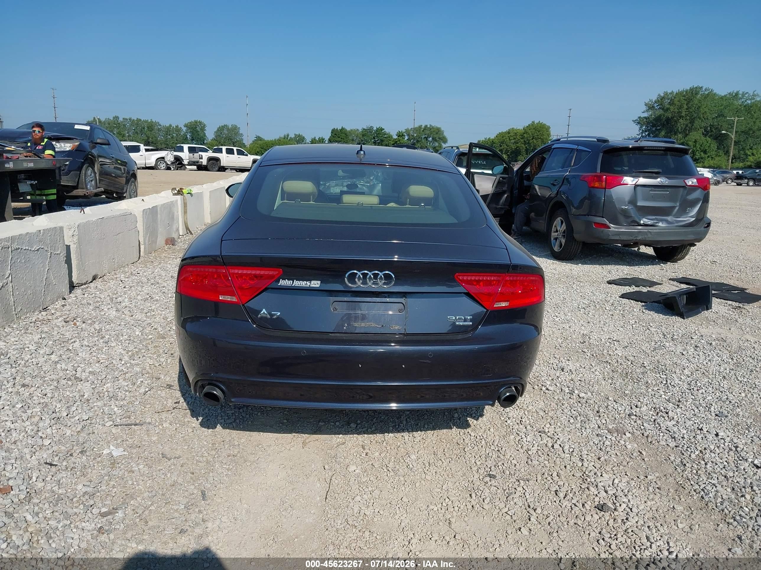 2013 Audi A7 3.0t Premium Black vin: WAUYGAFC6DN034858