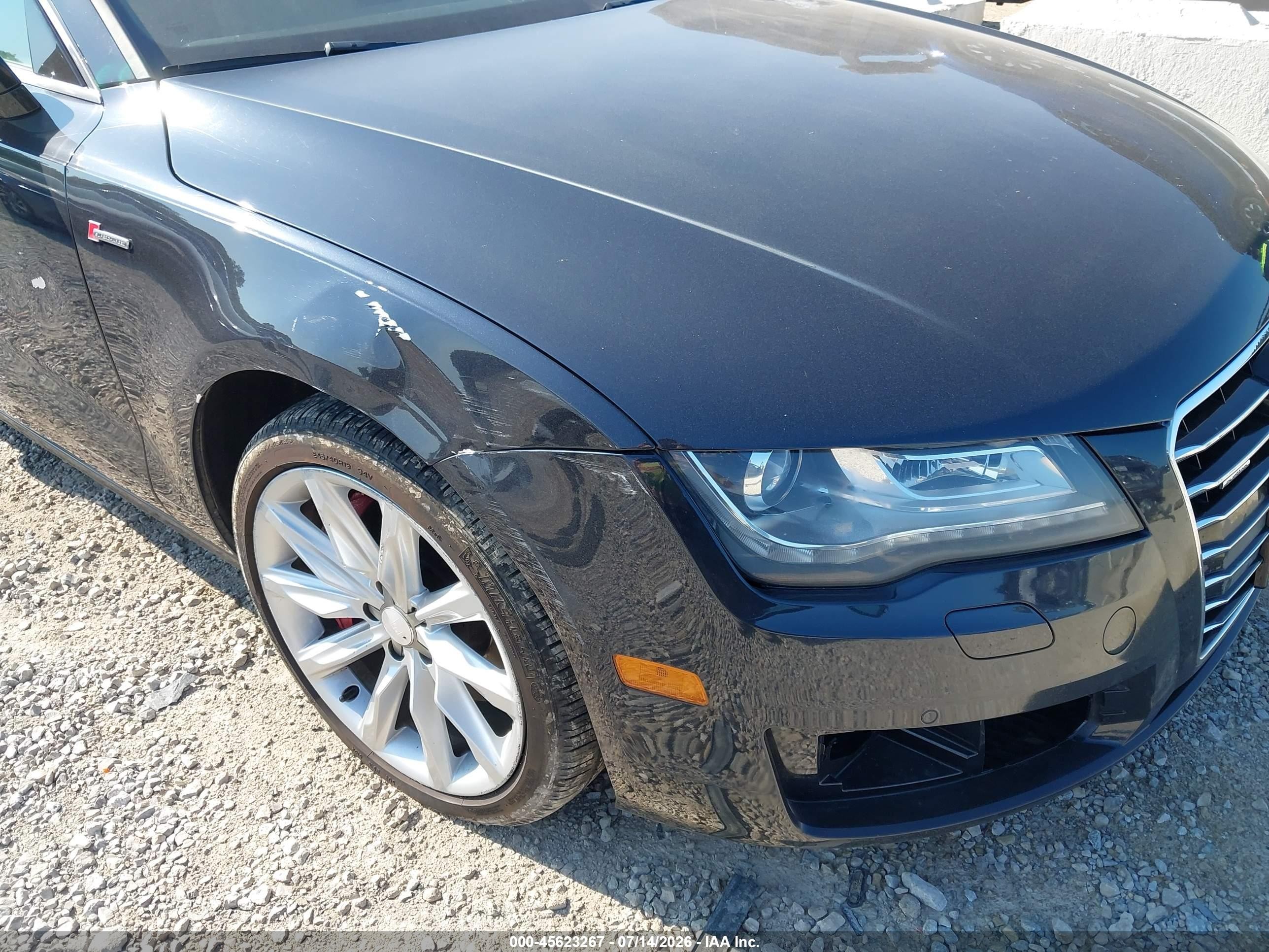 2013 Audi A7 3.0t Premium Black vin: WAUYGAFC6DN034858
