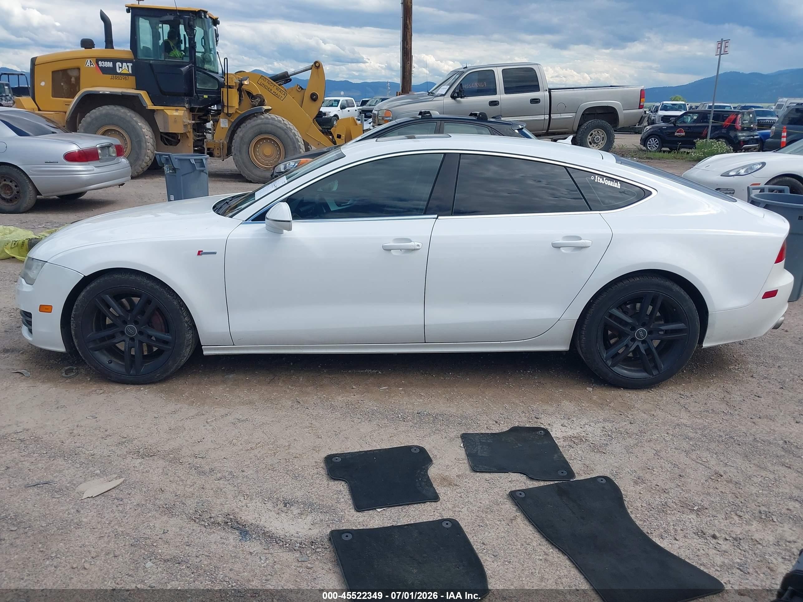 2012 Audi A7 3.0 Premium Plus White vin: WAUYGAFC7CN085946
