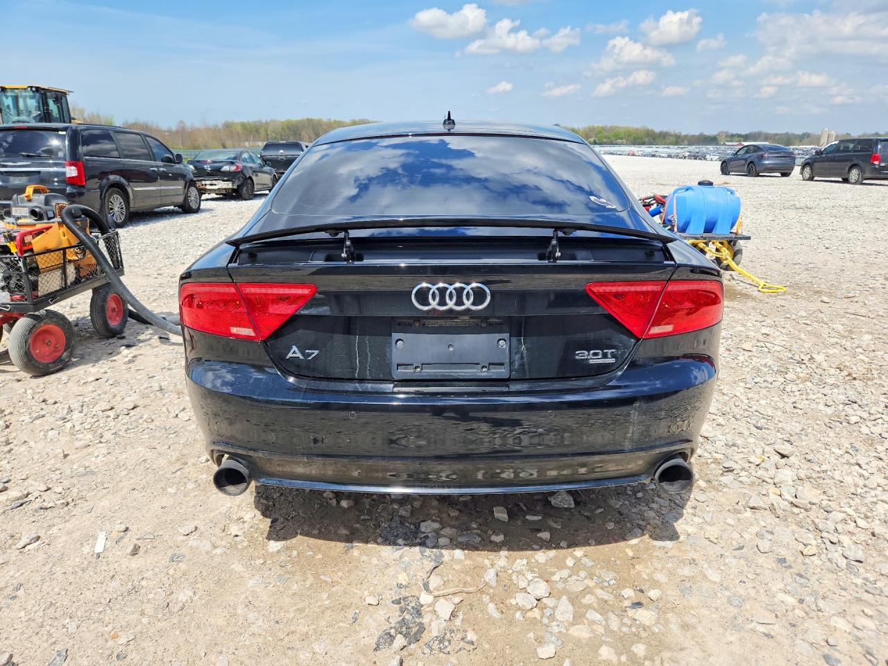 2012 Audi A7 Premium Plus Black vin: WAUYGAFC7CN161679