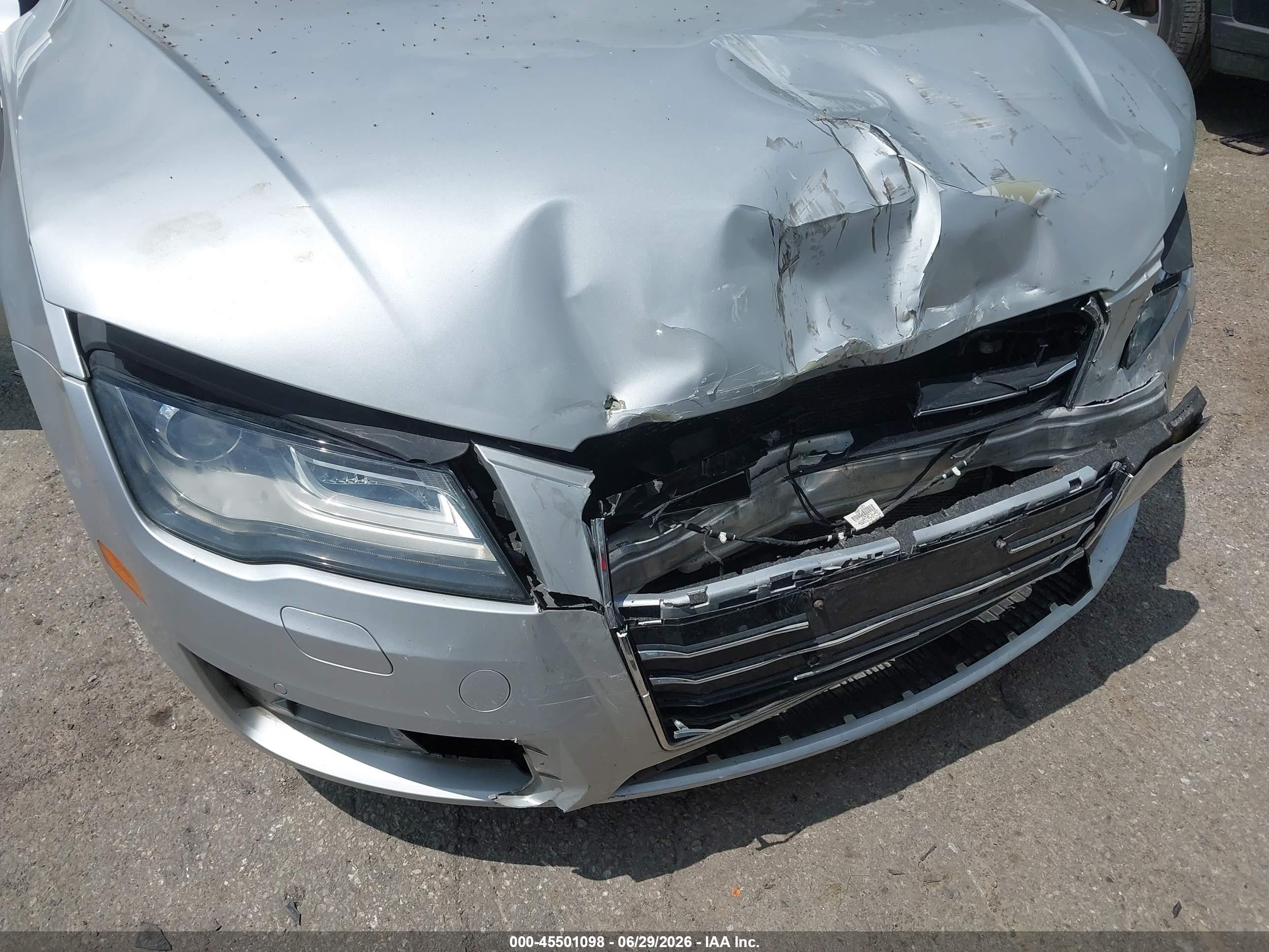 2013 Audi A7 3.0t Premium Silver vin: WAUYGAFC8DN030794