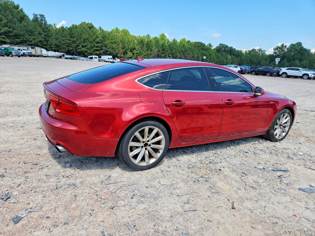 2013 Audi A7 Premium Plus Бордовый vin: WAUYGAFC8DN083074