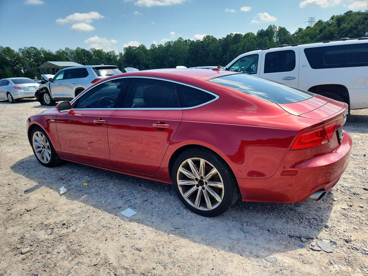 2013 Audi A7 Premium Plus Бордовый vin: WAUYGAFC8DN083074