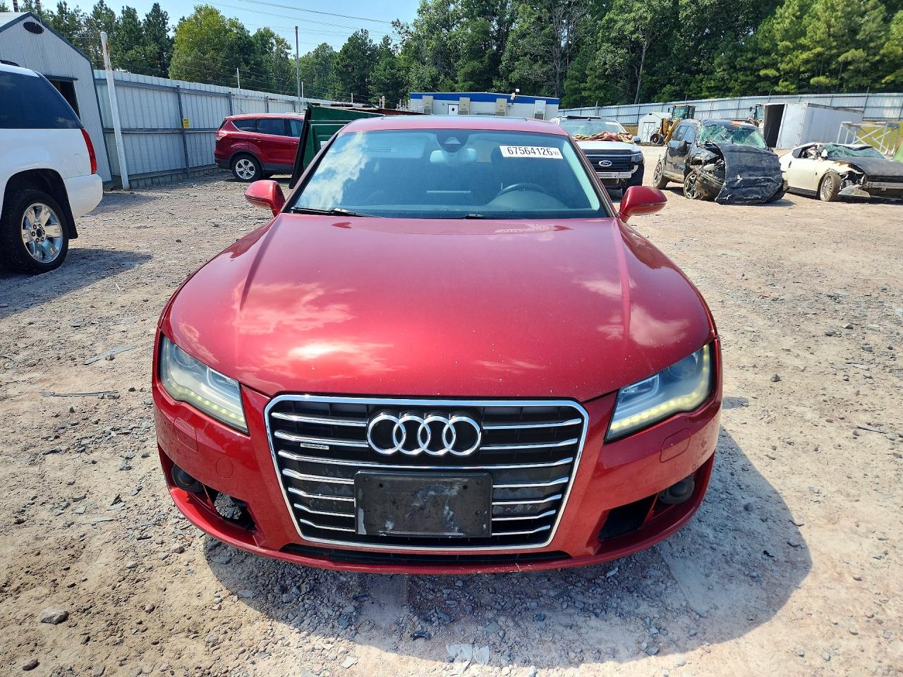 2013 Audi A7 Premium Plus Бордовый vin: WAUYGAFC8DN083074