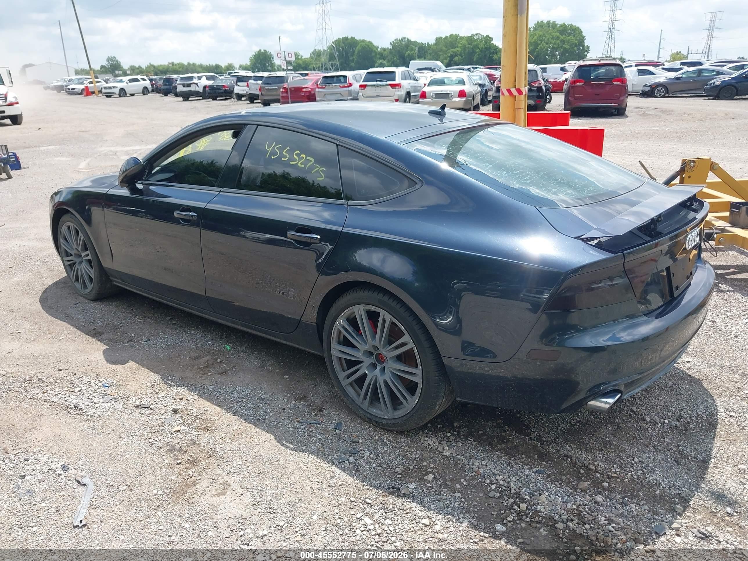 2012 Audi A7 3.0 Premium Plus Синий vin: WAUYGAFCXCN145797