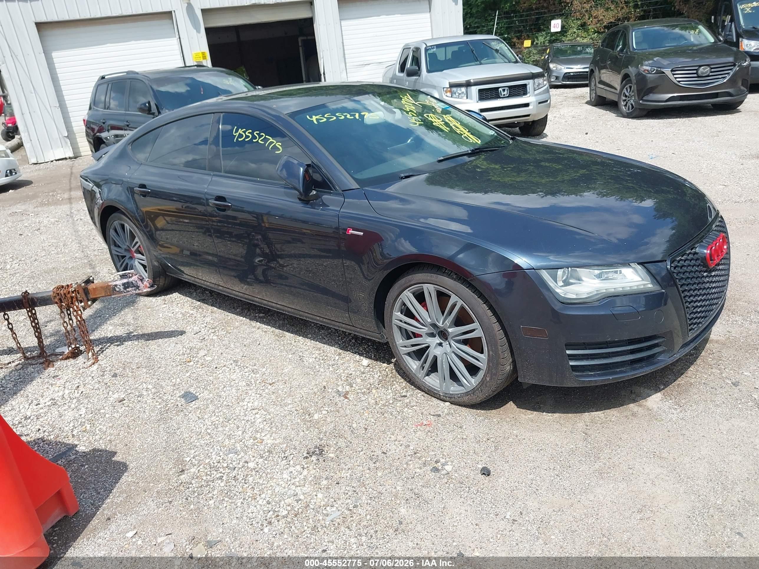 2012 Audi A7 3.0 Premium Plus Blue vin: WAUYGAFCXCN145797