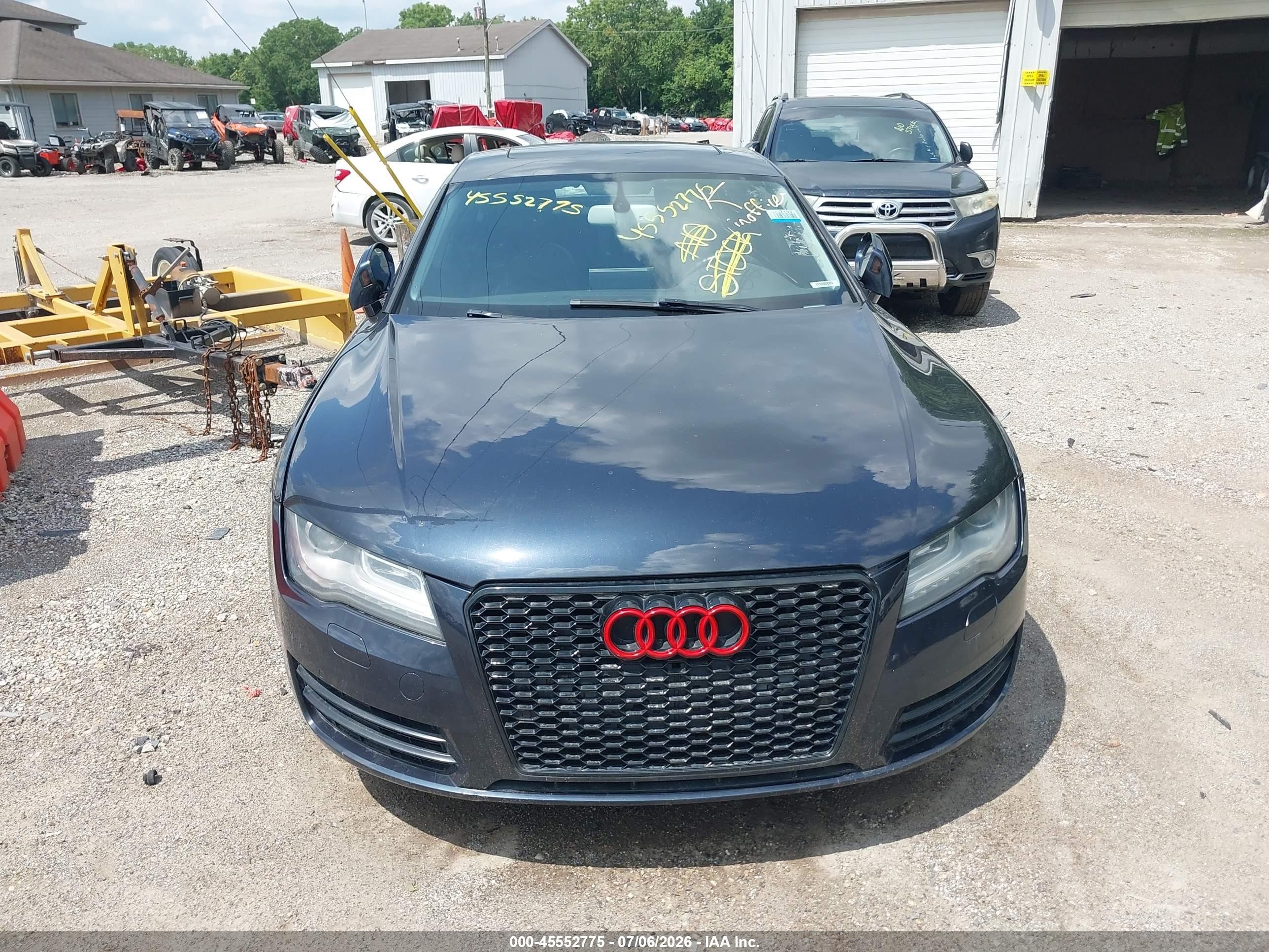 2012 Audi A7 3.0 Premium Plus Синий vin: WAUYGAFCXCN145797