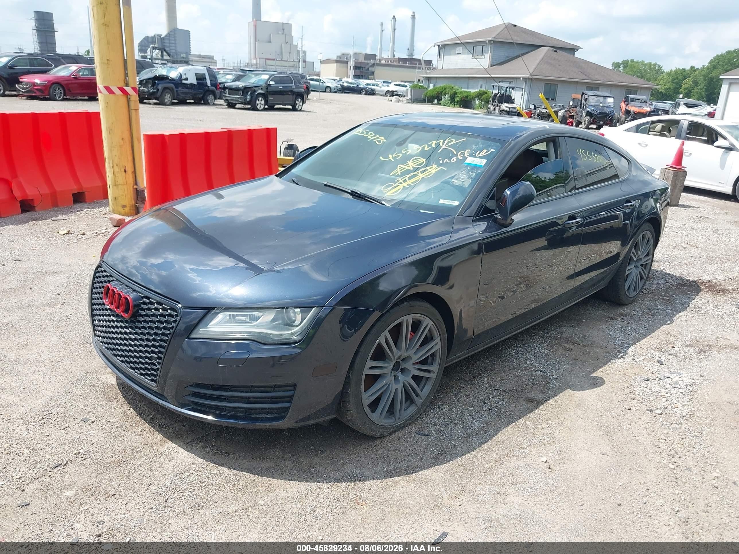 2012 Audi A7 3.0 Premium Plus Blue vin: WAUYGAFCXCN145797