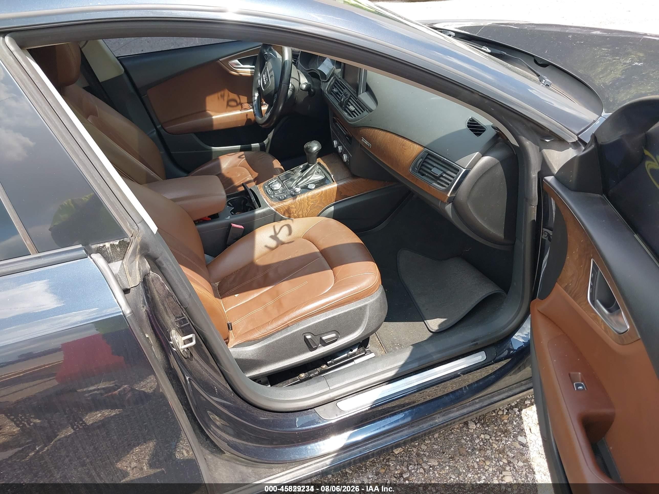 2012 Audi A7 3.0 Premium Plus Blue vin: WAUYGAFCXCN145797