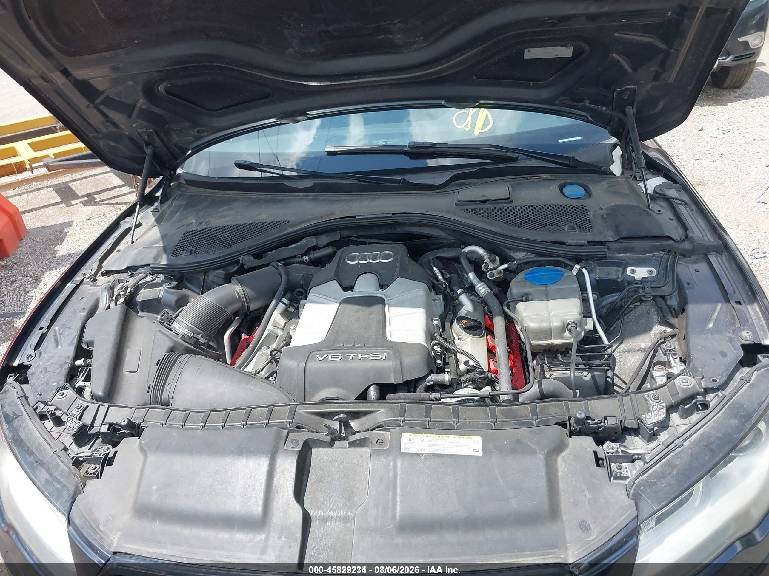 2012 Audi A7 3.0 Premium Plus Blue vin: WAUYGAFCXCN145797