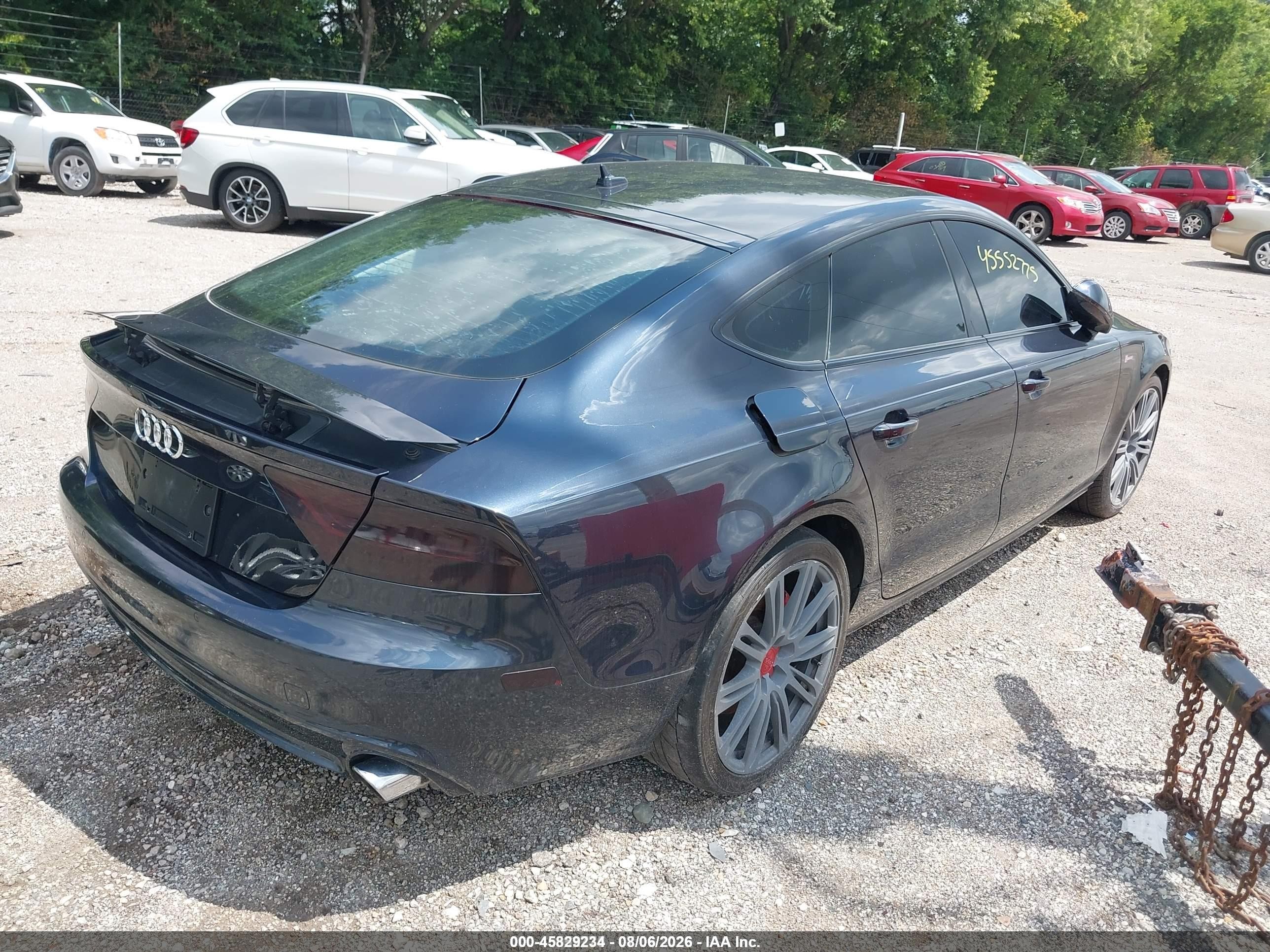 2012 Audi A7 3.0 Premium Plus Blue vin: WAUYGAFCXCN145797