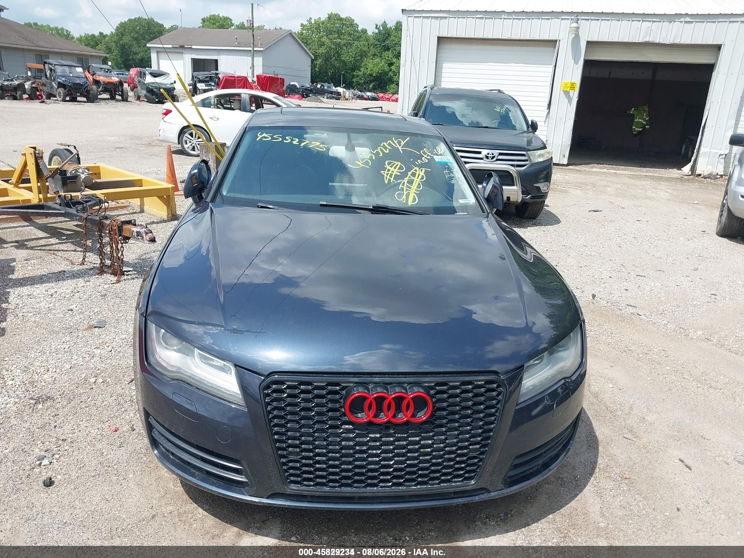 2012 Audi A7 3.0 Premium Plus Blue vin: WAUYGAFCXCN145797