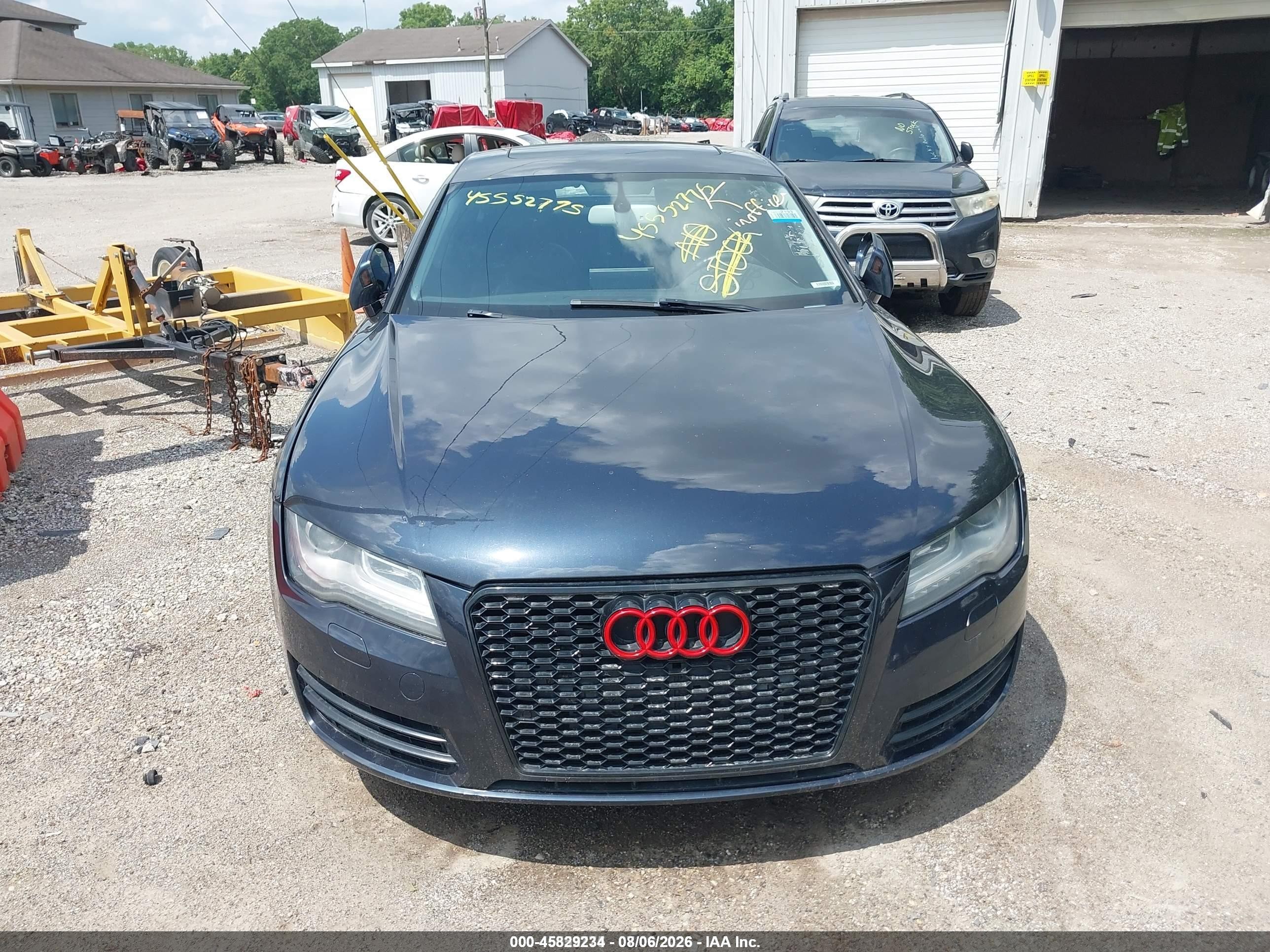2012 Audi A7 3.0 Premium Plus Blue vin: WAUYGAFCXCN145797