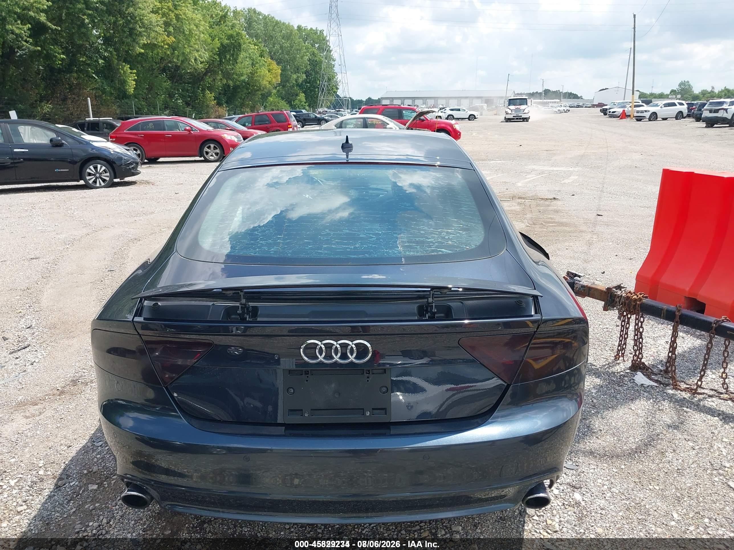 2012 Audi A7 3.0 Premium Plus Blue vin: WAUYGAFCXCN145797