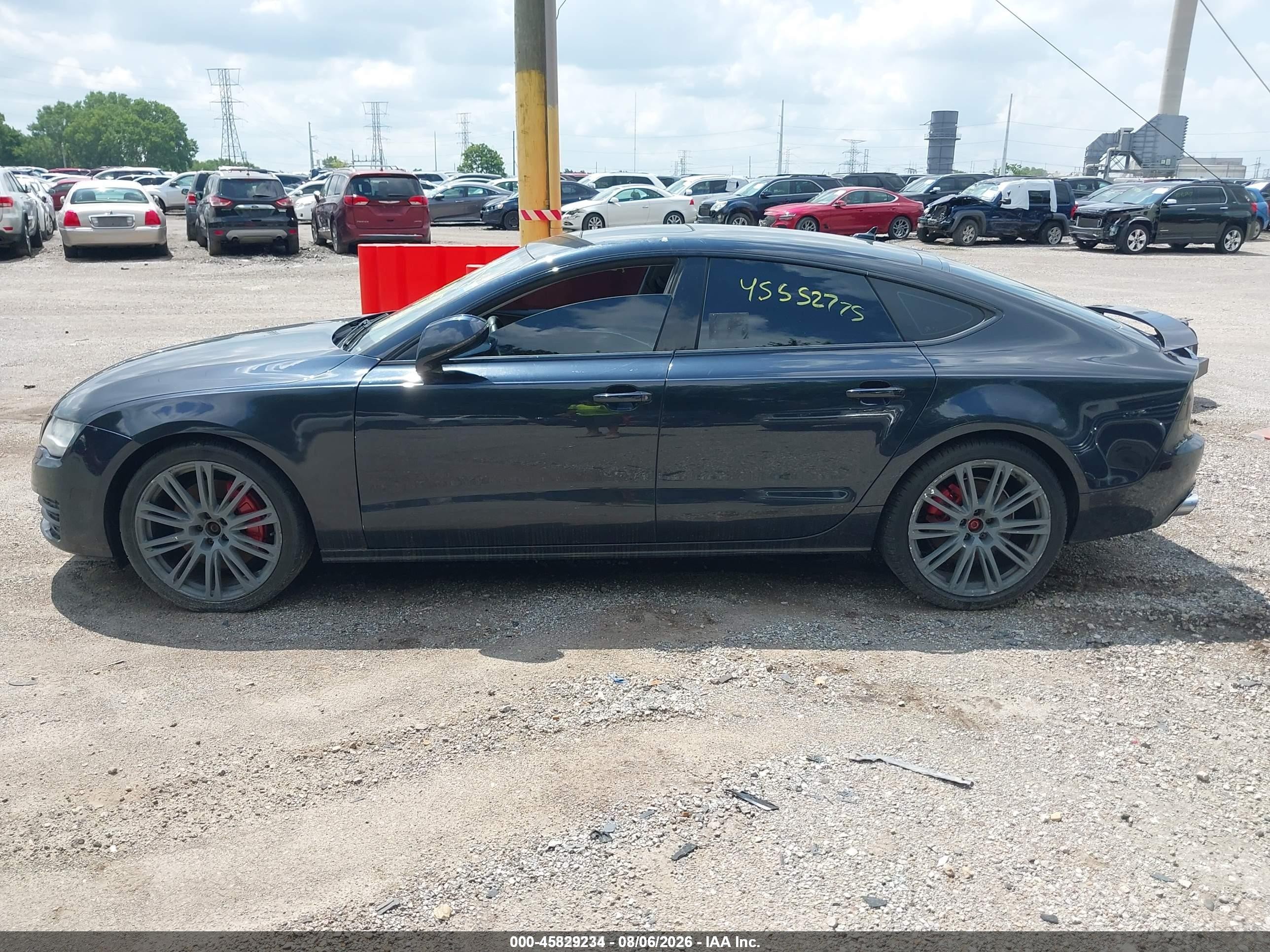 2012 Audi A7 3.0 Premium Plus Blue vin: WAUYGAFCXCN145797