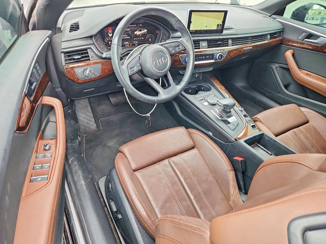 2019 Audi A5 Premium Plus Черный vin: WAUYNGF55KN009165