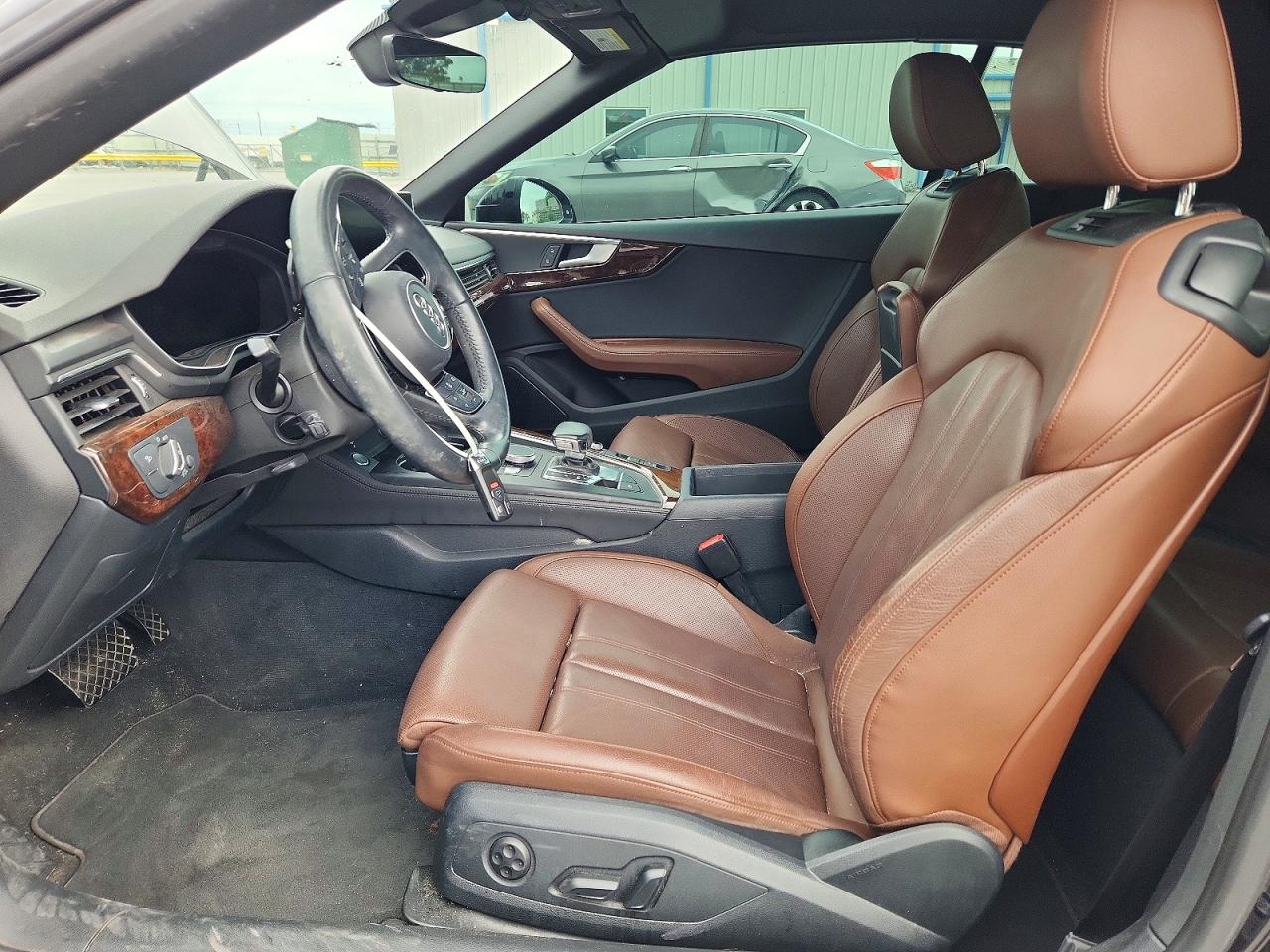 2019 Audi A5 Premium Plus Черный vin: WAUYNGF55KN009165