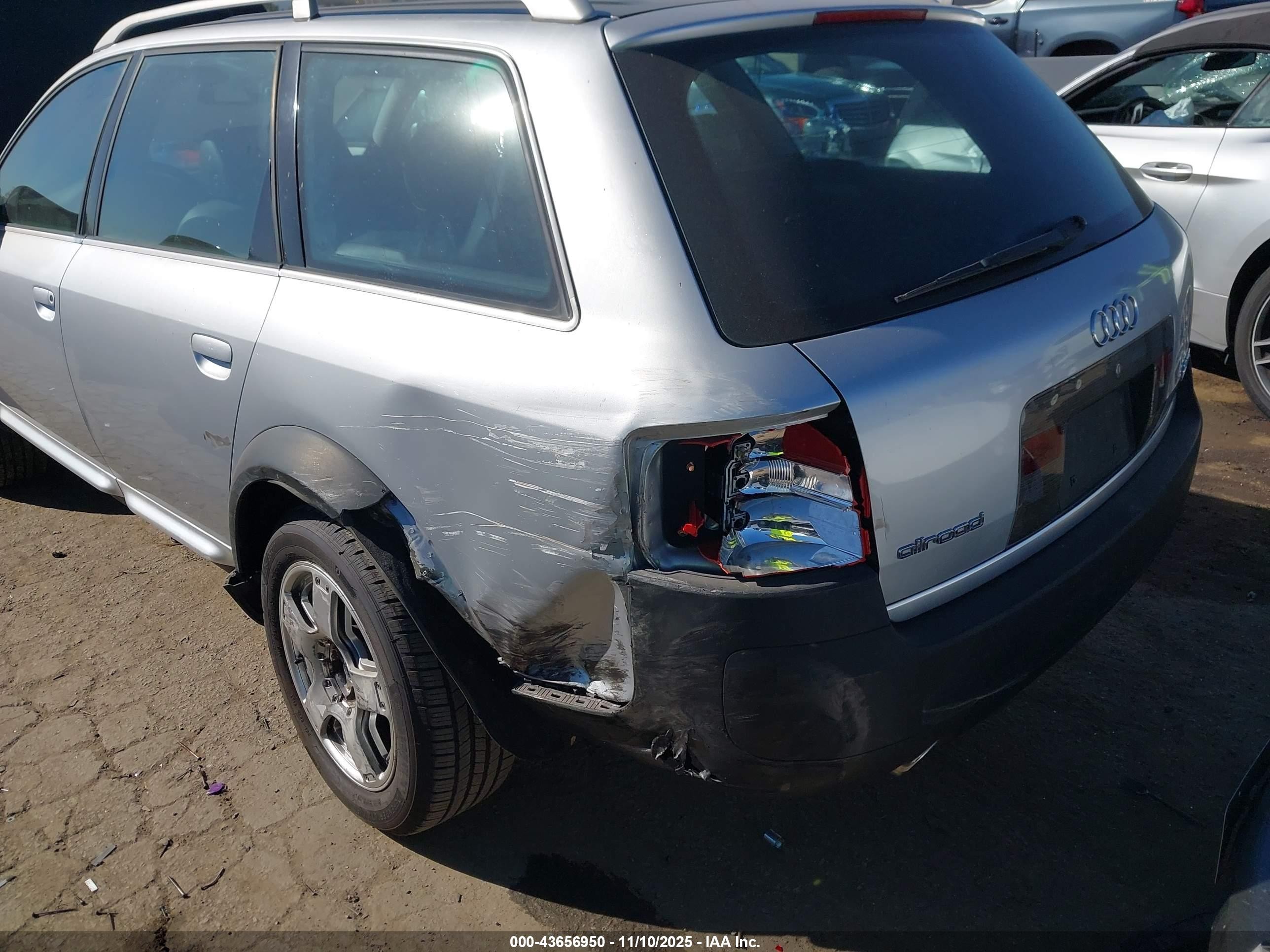 2001 Audi Allroad   Silver vin: WAUYP54B31N100330