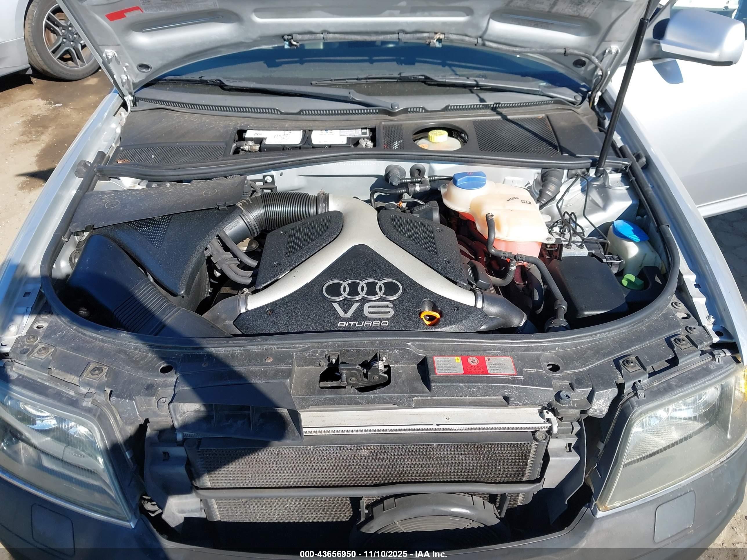 2001 Audi Allroad   Silver vin: WAUYP54B31N100330