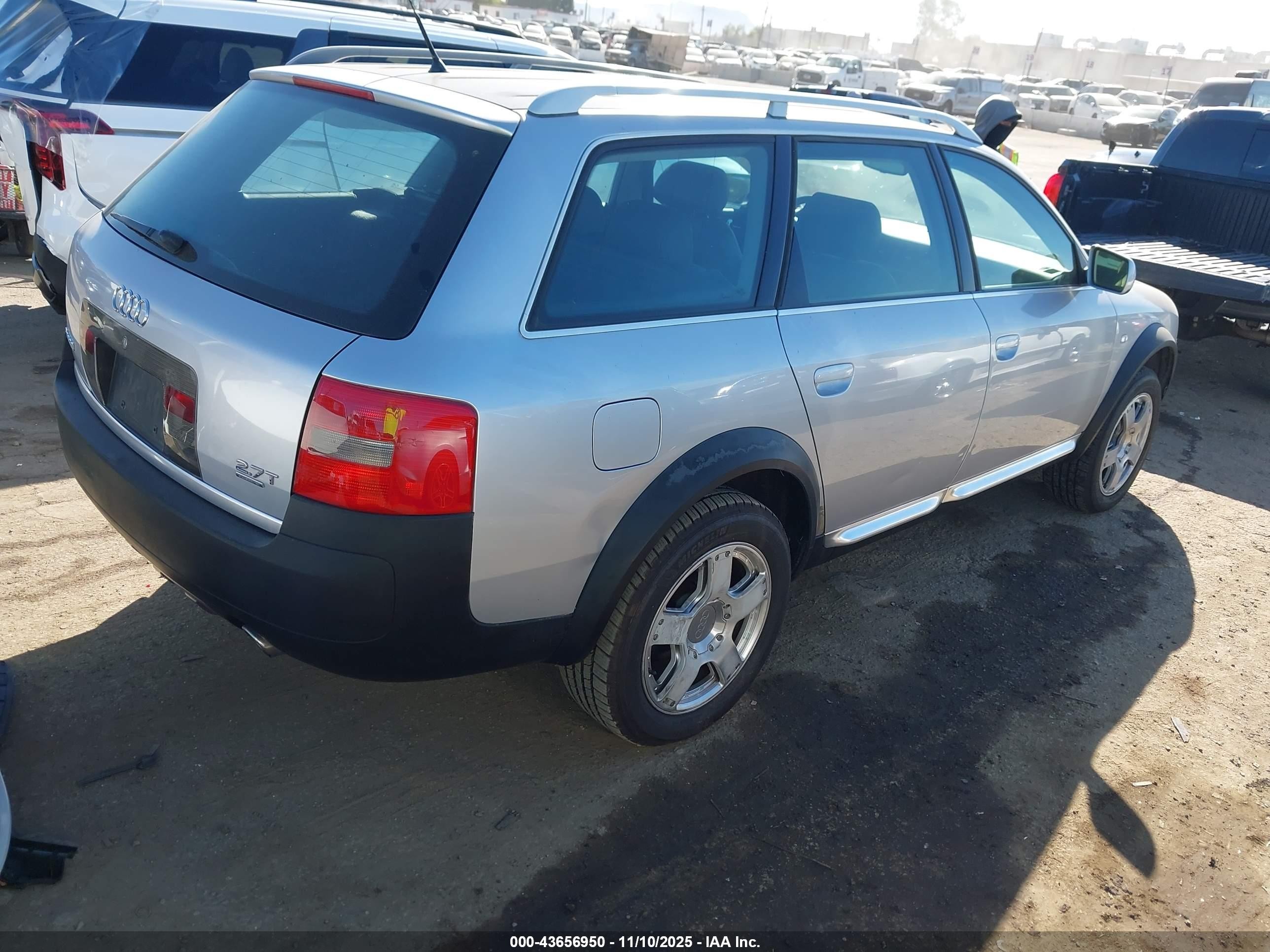 2001 Audi Allroad   Silver vin: WAUYP54B31N100330