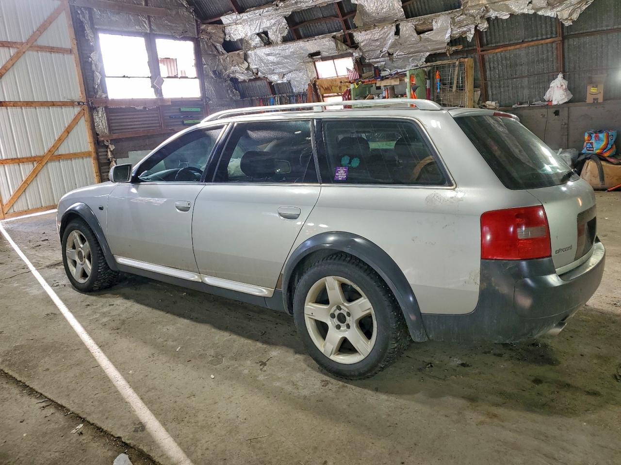 2001 Audi Allroad Silver vin: WAUYP64B11N049688