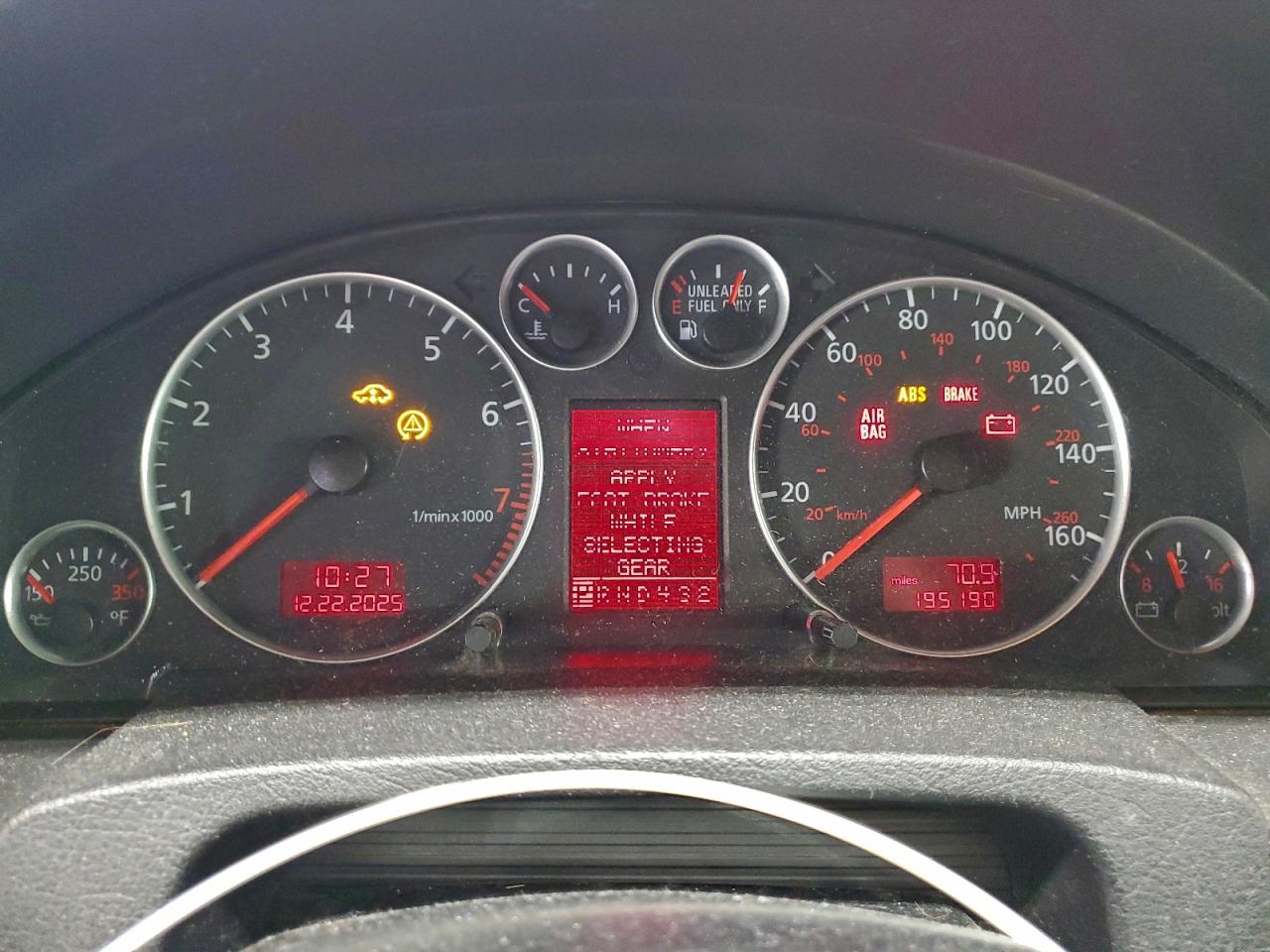 2001 Audi Allroad Silver vin: WAUYP64B11N049688