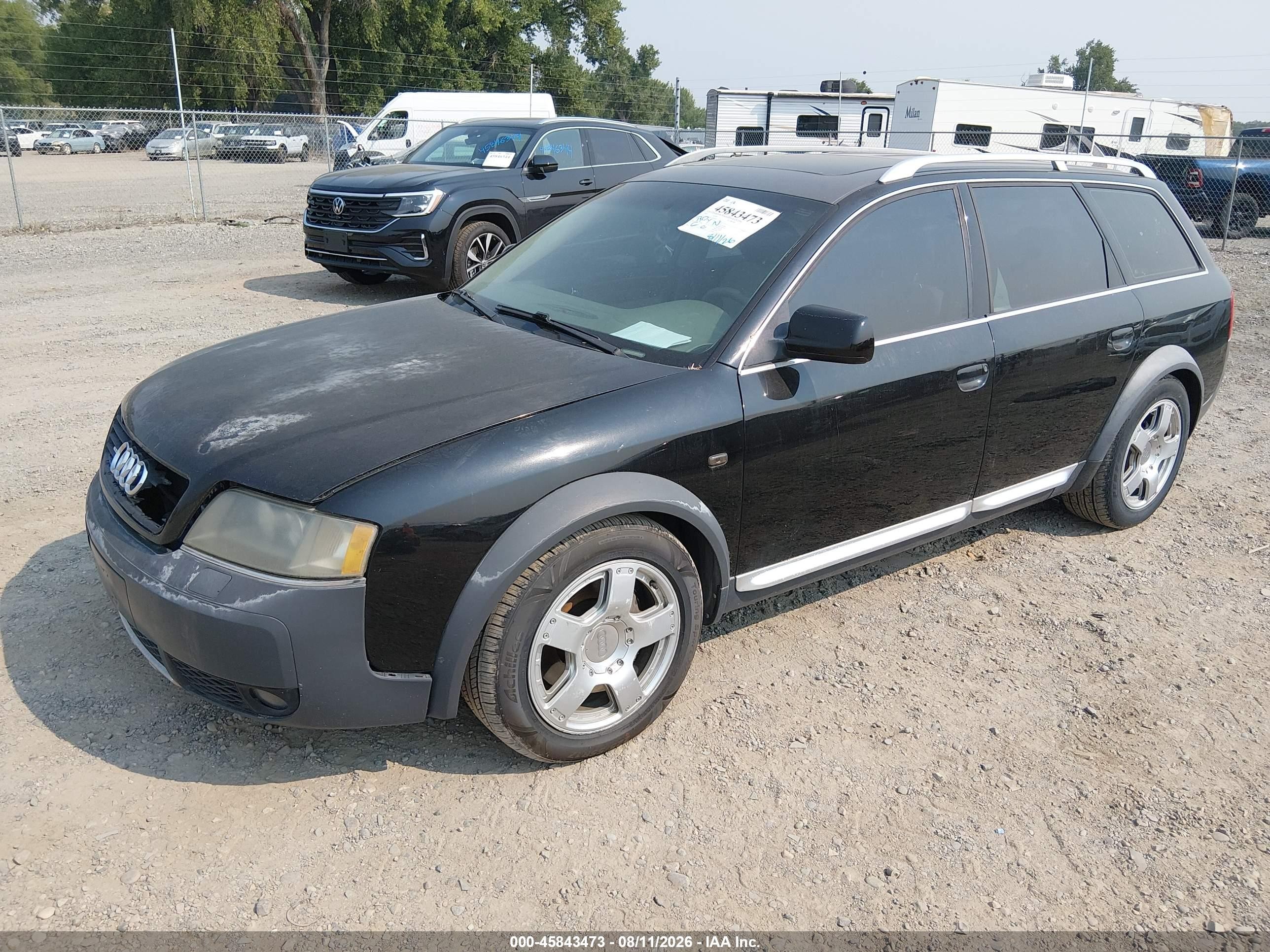 2001 Audi Allroad Black vin: WAUYP64B71N091685
