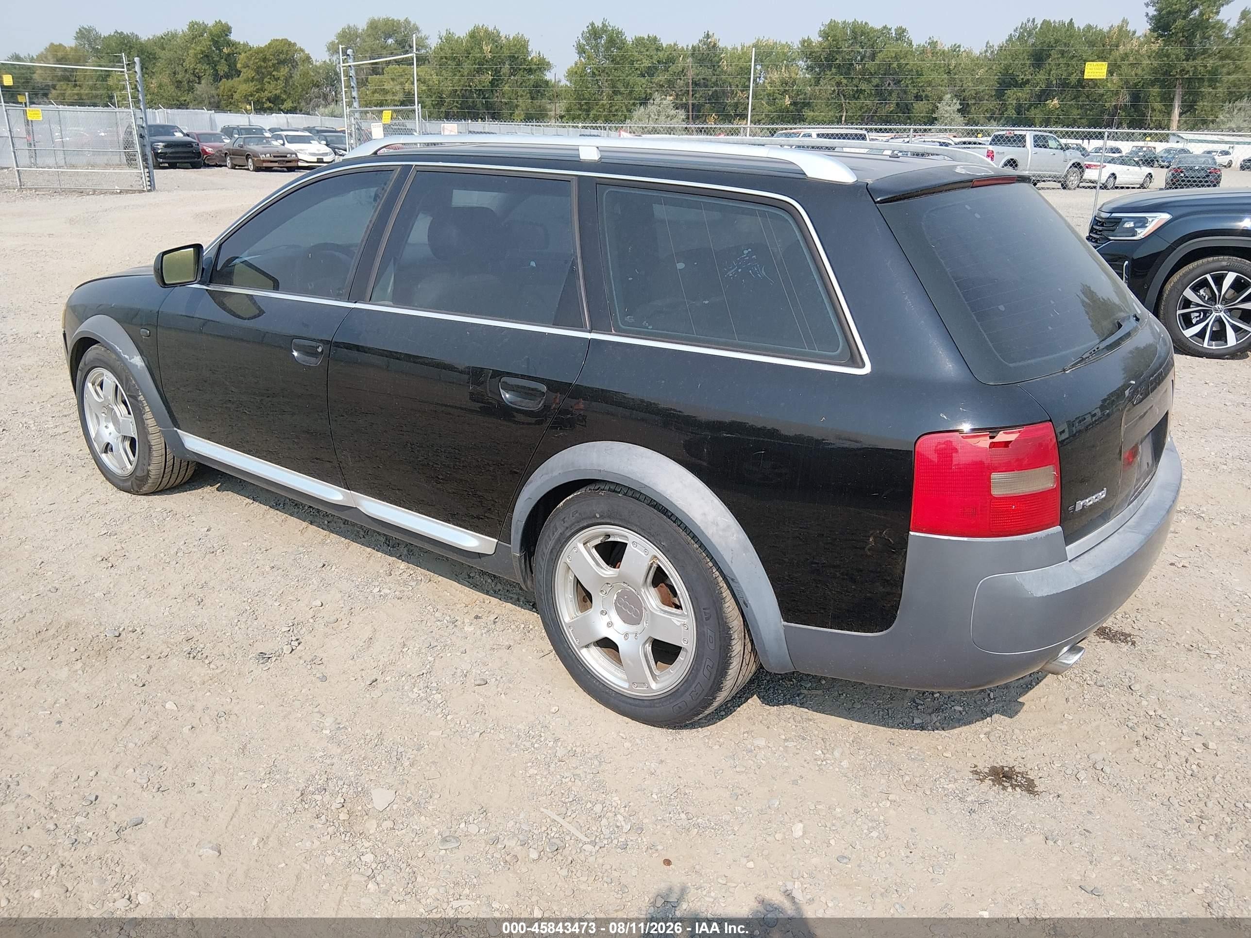 2001 Audi Allroad Black vin: WAUYP64B71N091685