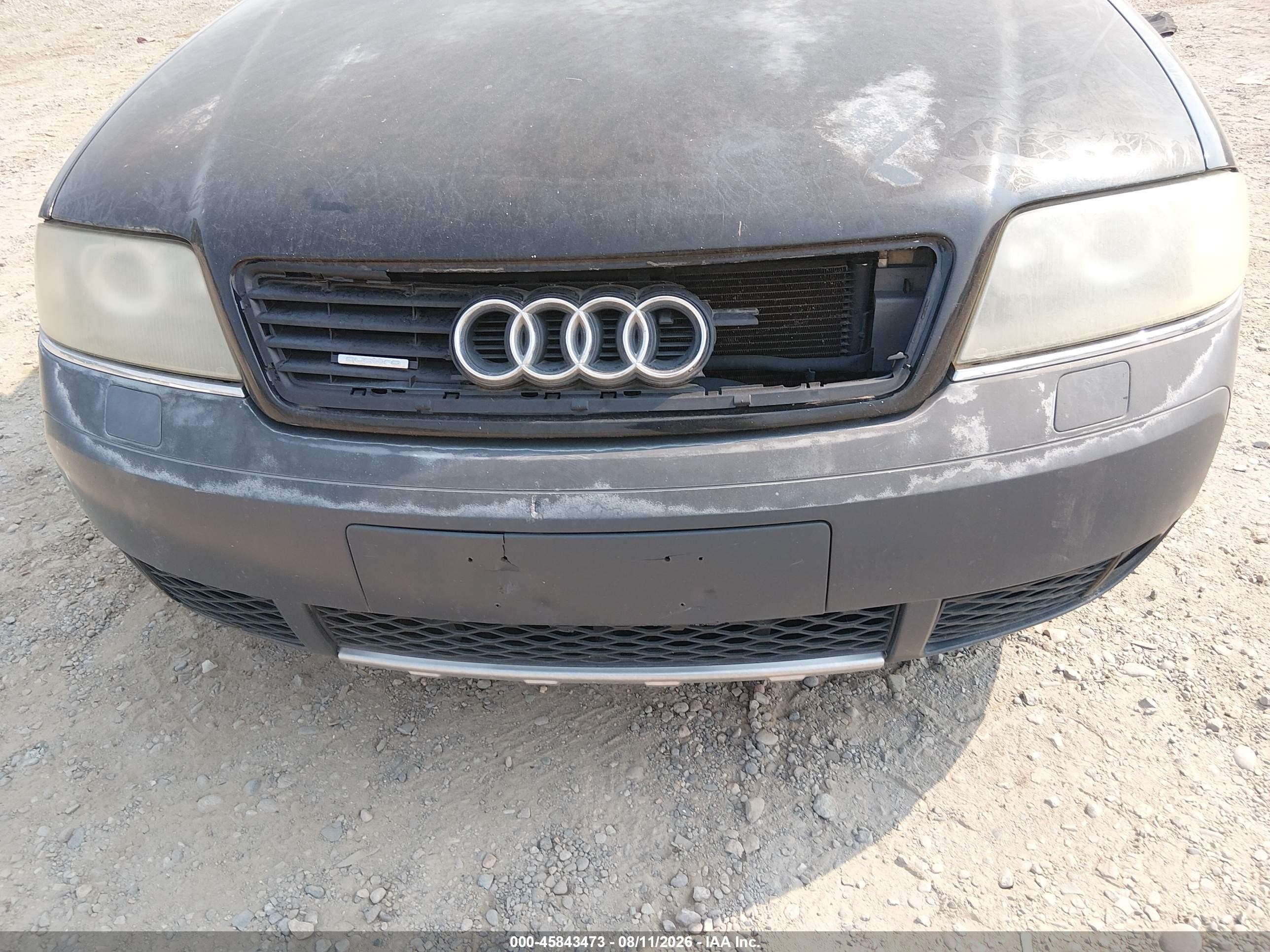 2001 Audi Allroad Black vin: WAUYP64B71N091685