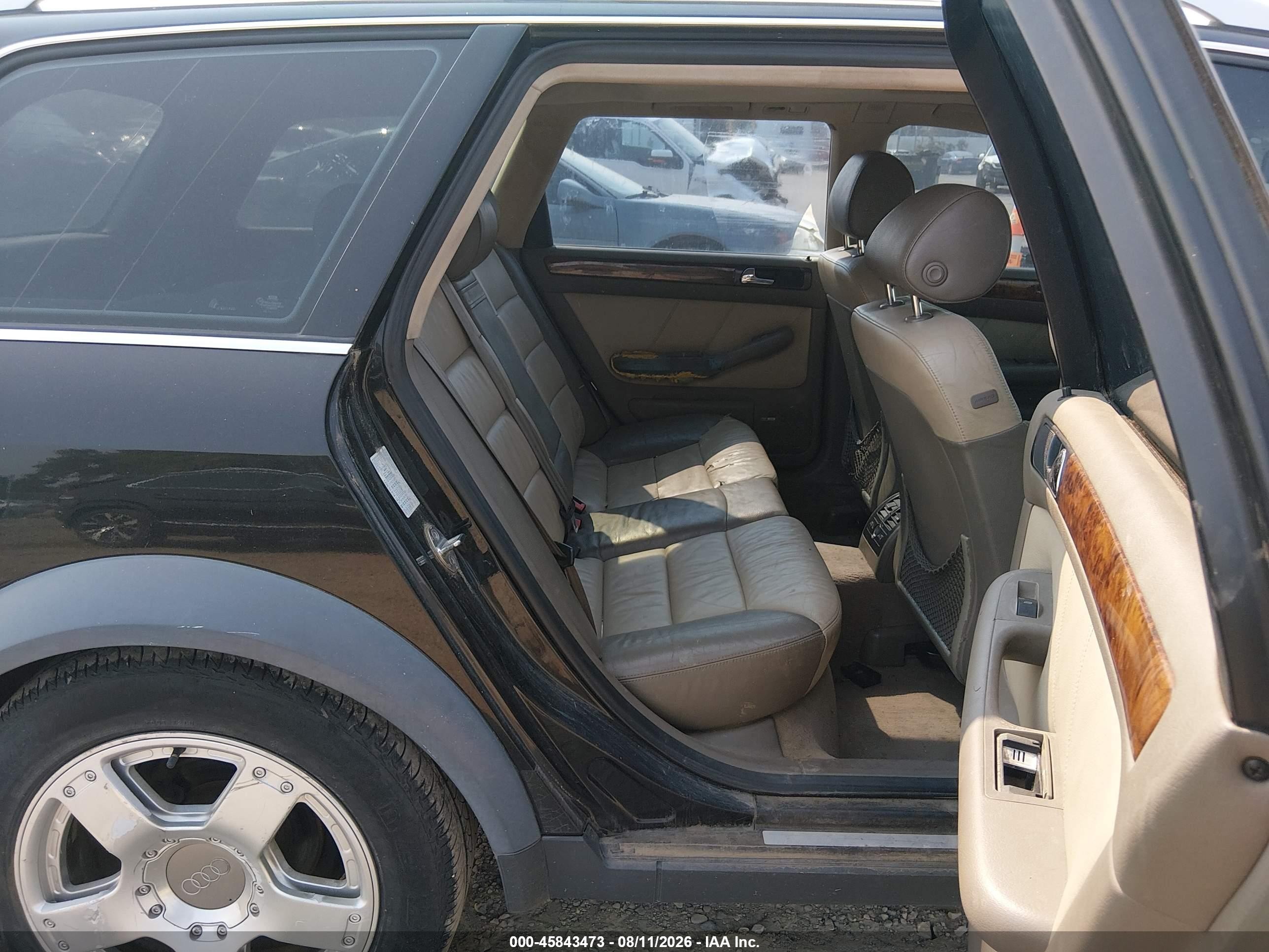 2001 Audi Allroad Black vin: WAUYP64B71N091685