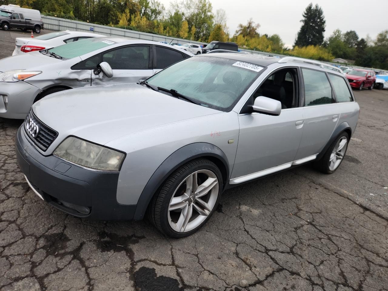 2001 Audi Allroad Silver vin: WAUYP64B91N078274