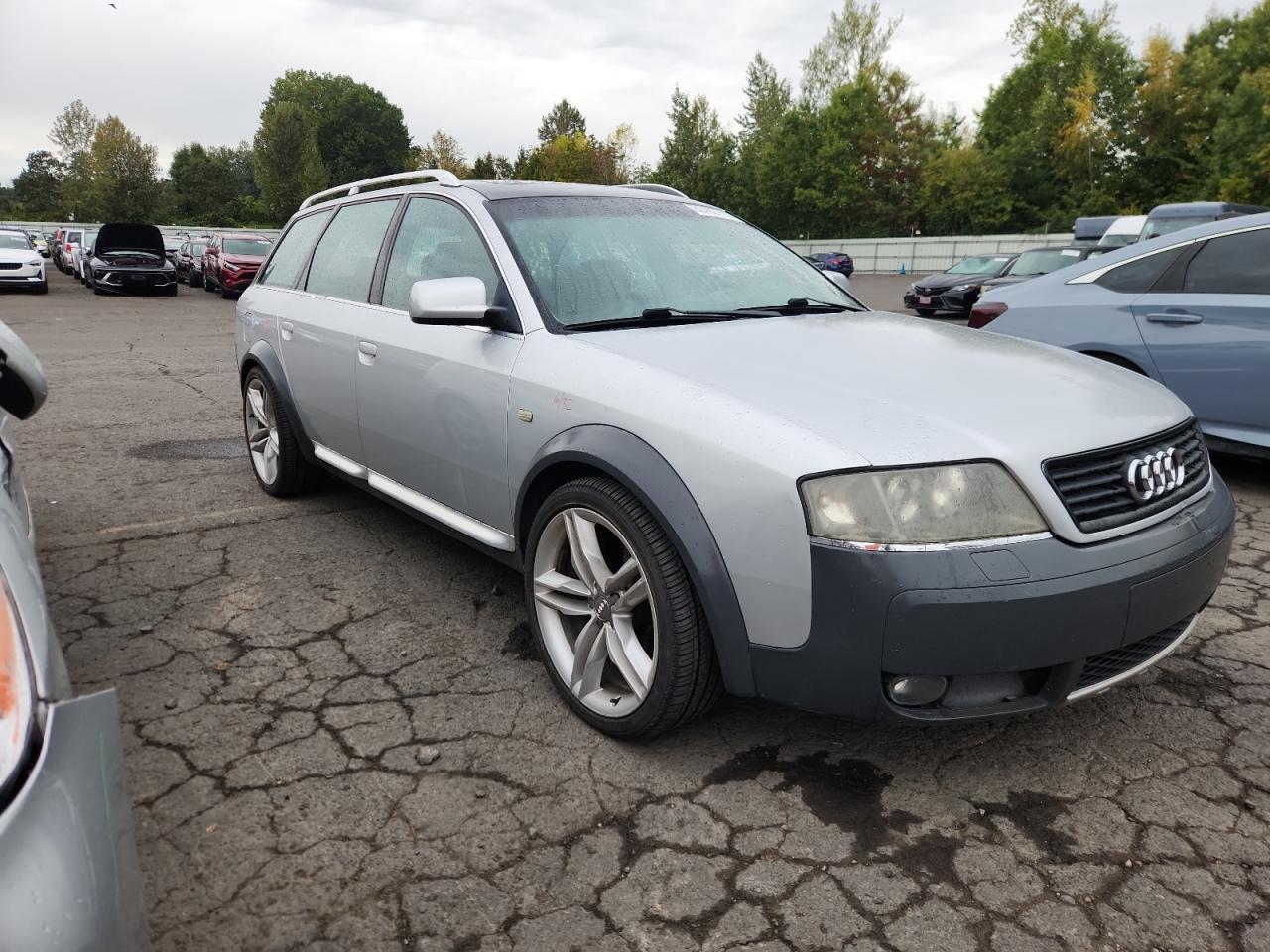 2001 Audi Allroad Silver vin: WAUYP64B91N078274