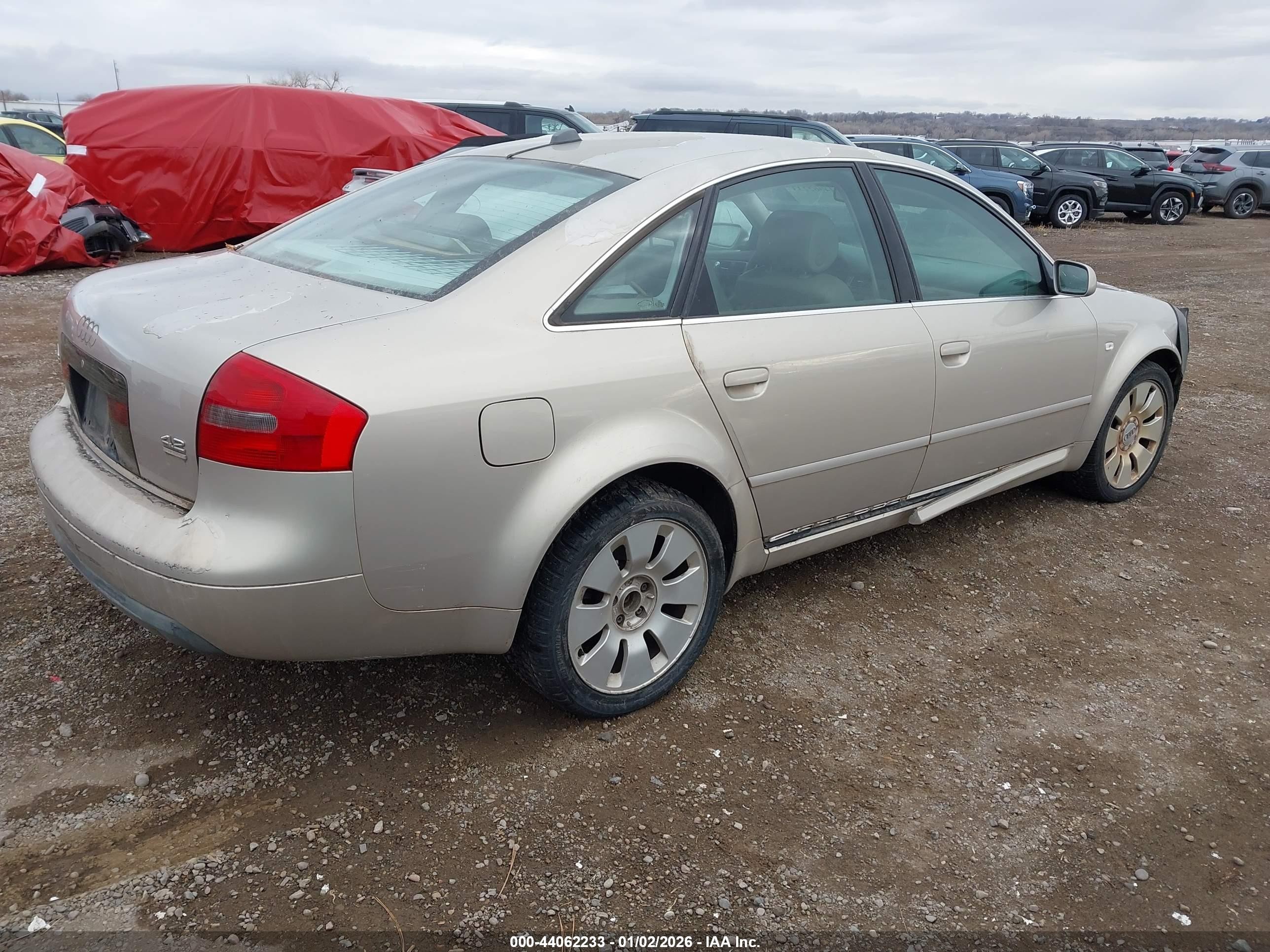 2000 Audi A6 4.2 Quattro Желто-коричневый vin: WAUZL54B9YN001652