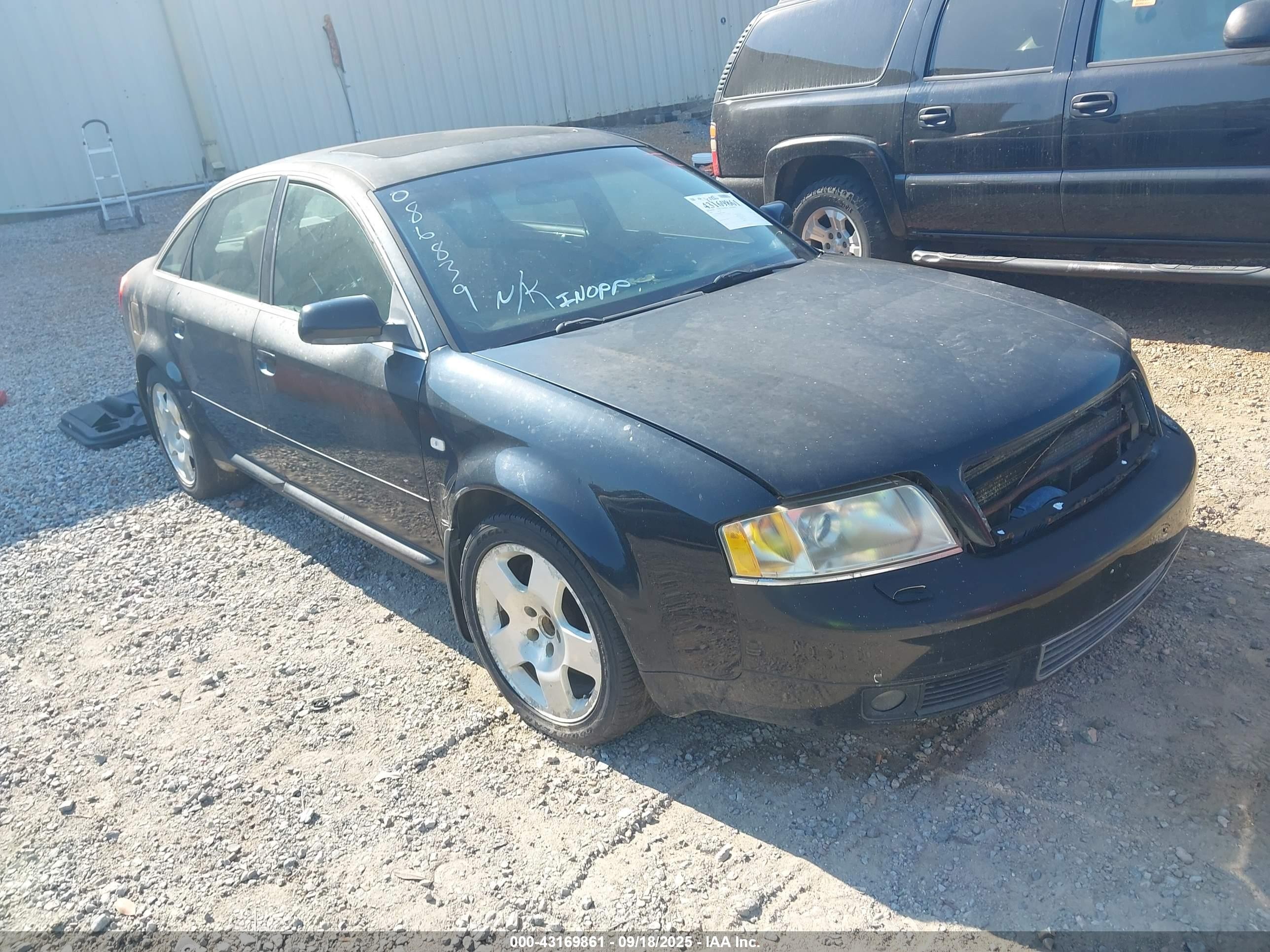 2000 Audi A6 4.2 Black vin: WAUZL54BXYN086839