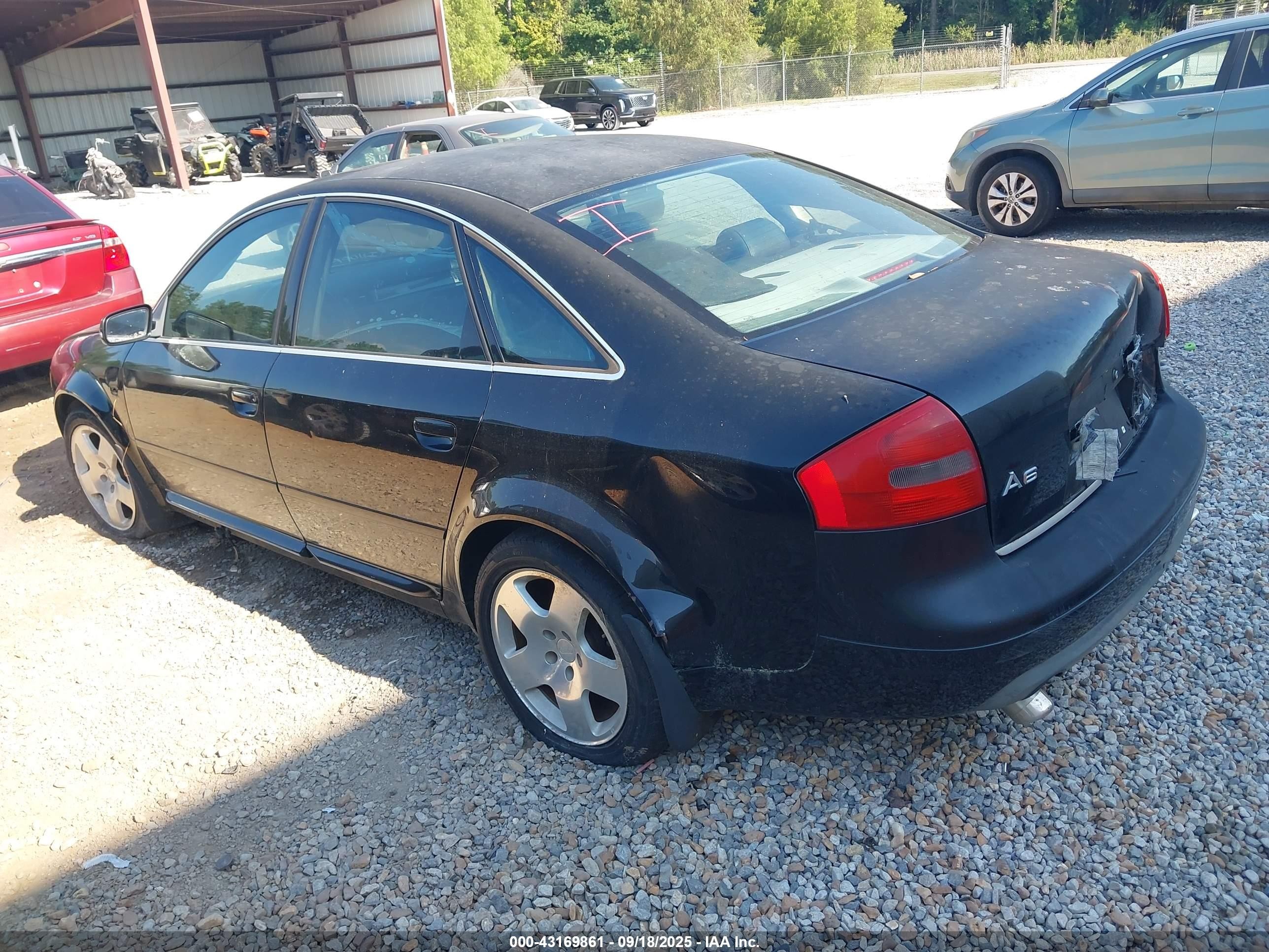 2000 Audi A6 4.2 Black vin: WAUZL54BXYN086839