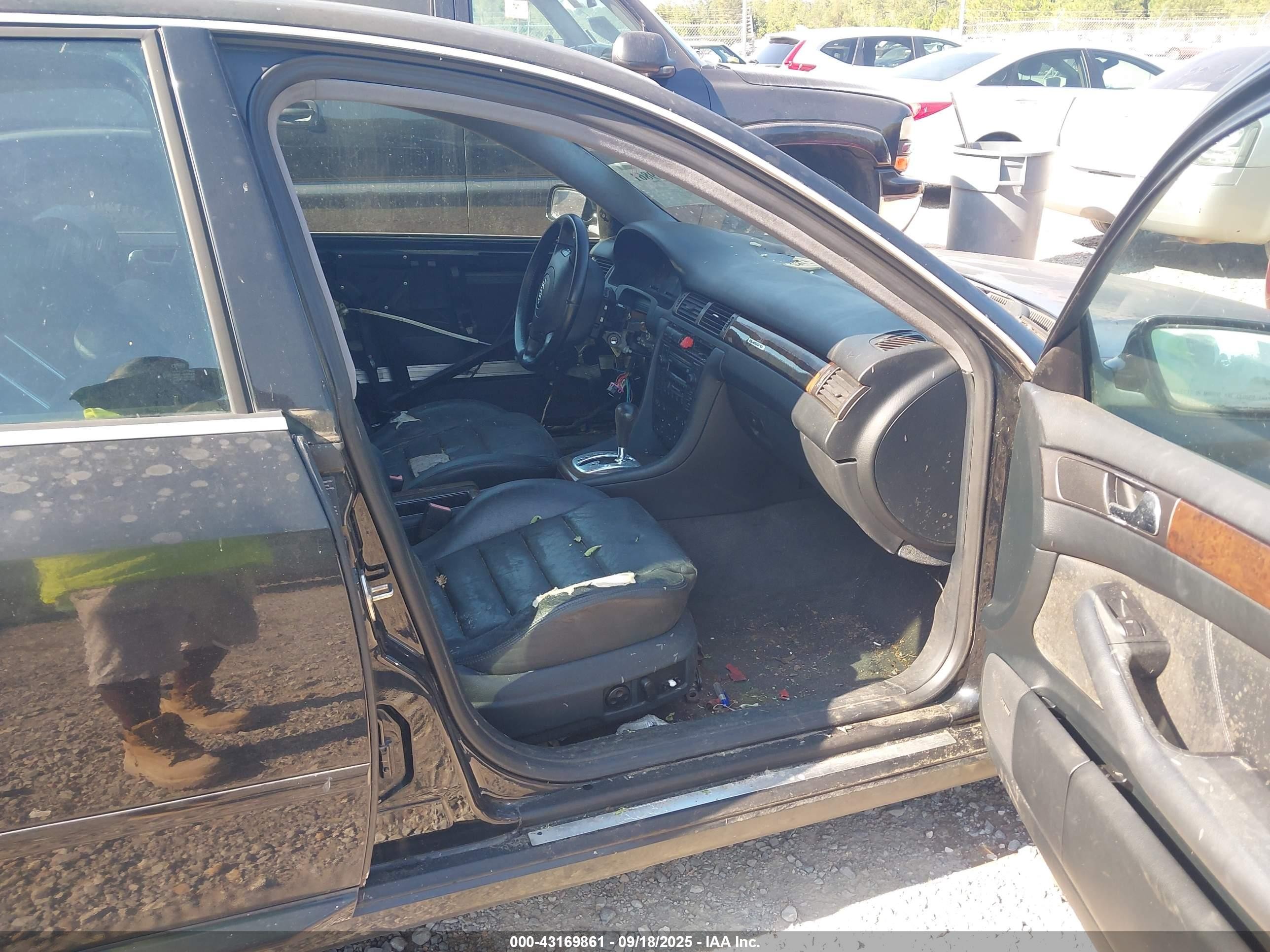 2000 Audi A6 4.2 Black vin: WAUZL54BXYN086839