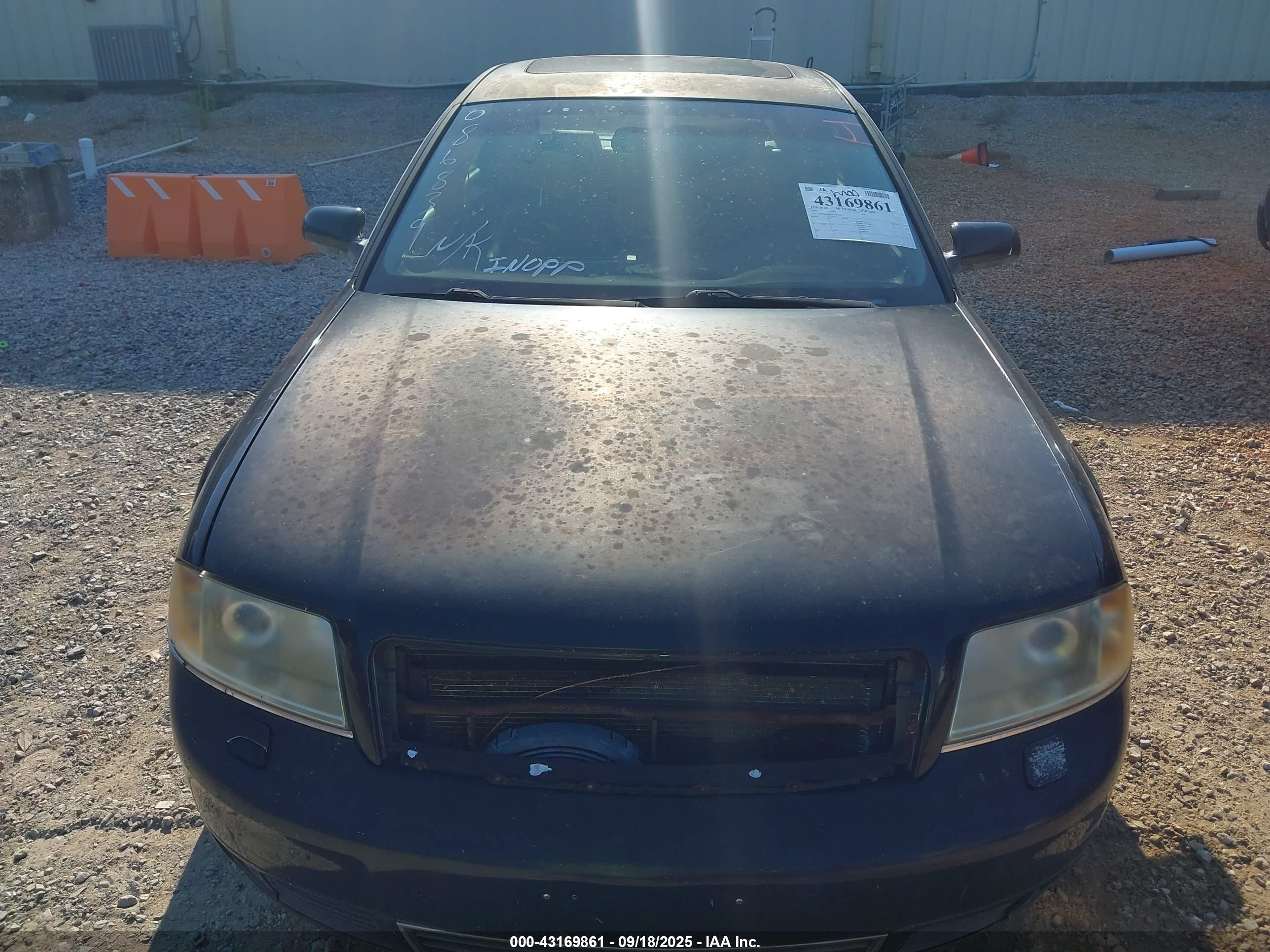 2000 Audi A6 4.2 Black vin: WAUZL54BXYN086839